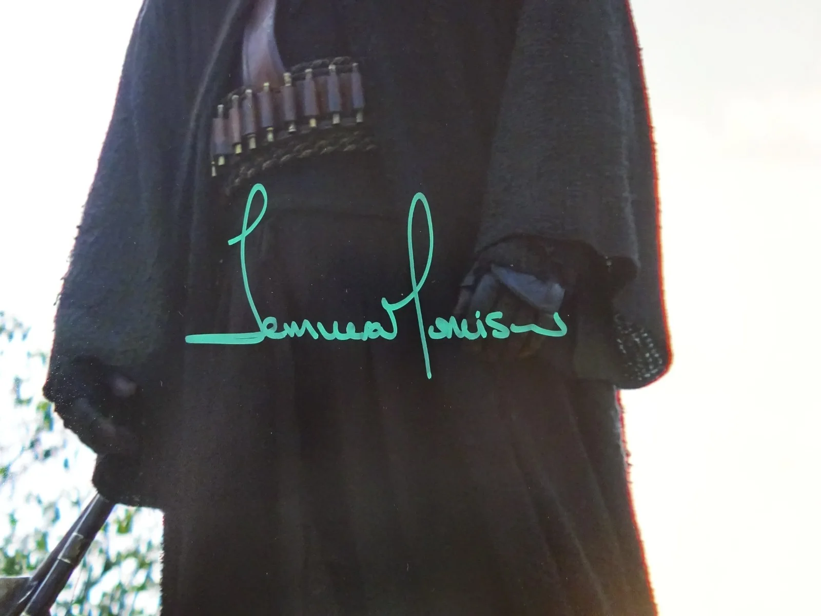 Temuera Morrison — Autographed Temuera Morrison 11"x14" Star Wars Book Of Boba Fett Photo SWAU COA, изображение 3