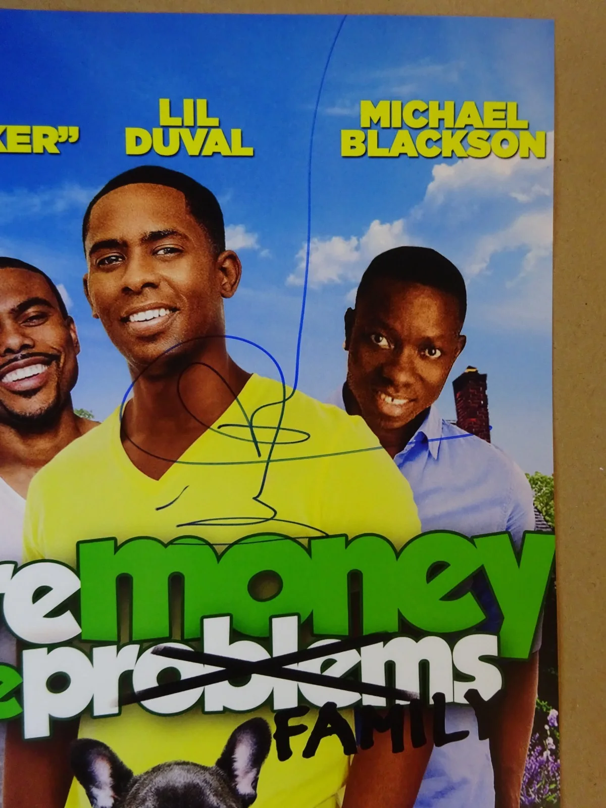 Michael Blackson — Signed Michael Blackson Autographed 11"x17" More Money More Problems Photo, image 3