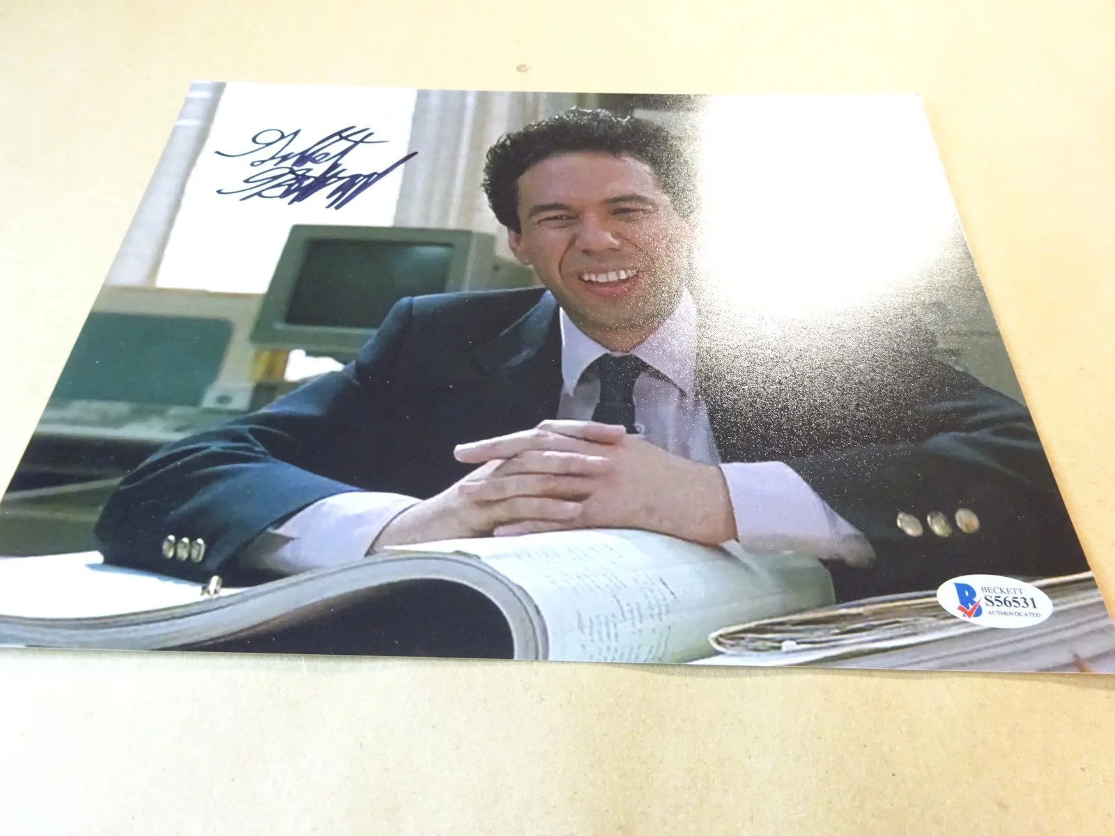 Gilbert Gottfried — Signed Gilbert Gottfried Autographed 8"x10" Photo Problem Child Beckett COA, image 2