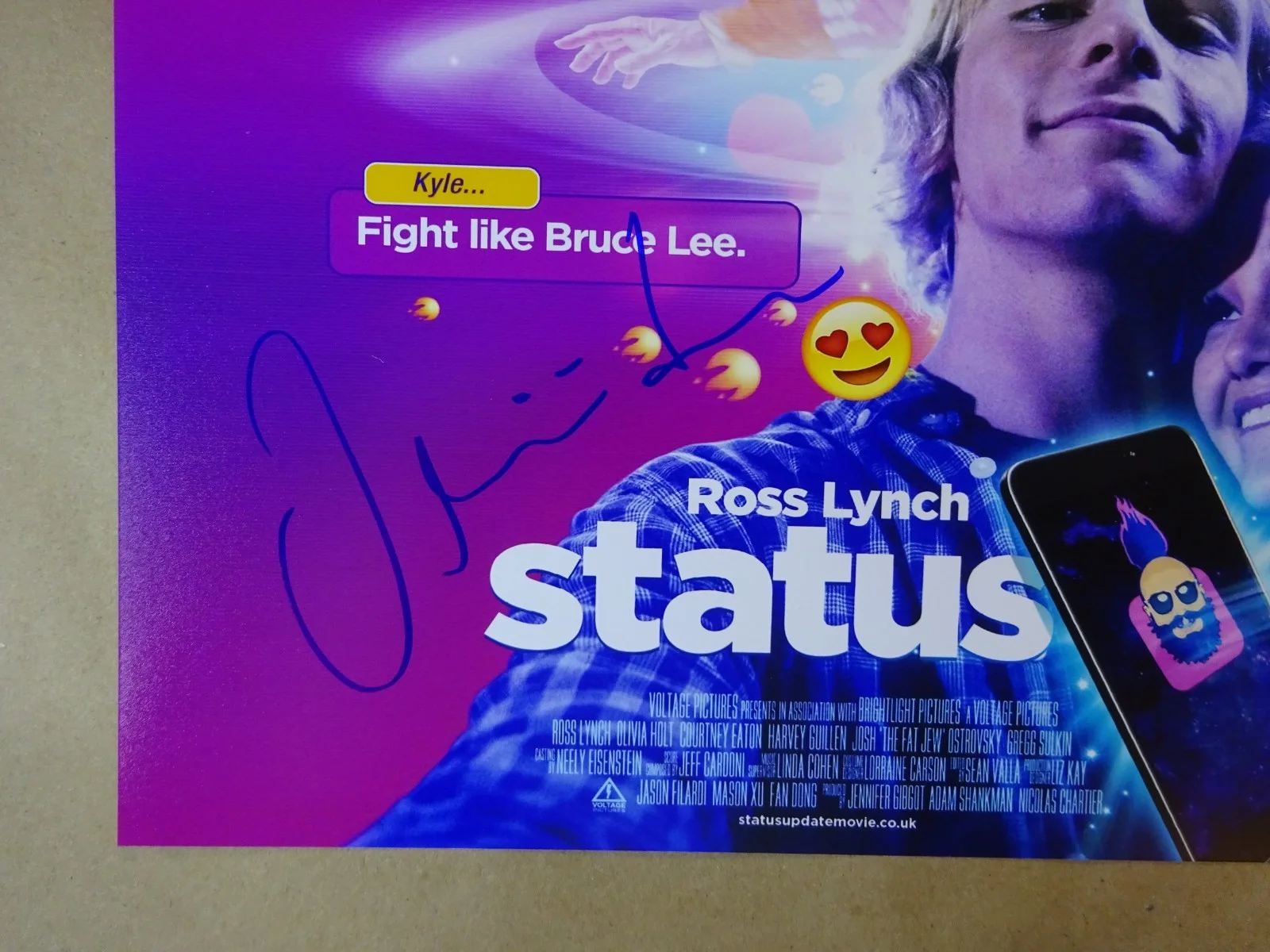 Olivia Holt — Signed Olivia Holt Autographed 11"x17" Status Update Photo Beckett BAS COA, изображение 3