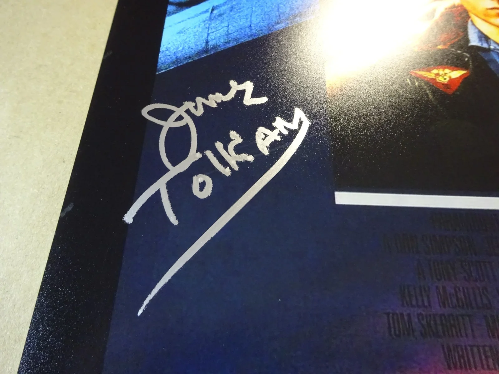 James Tolkan — Signed James Tolkan Autographed 11"x17" Top Gun Photo Beckett BAS COA, изображение 4