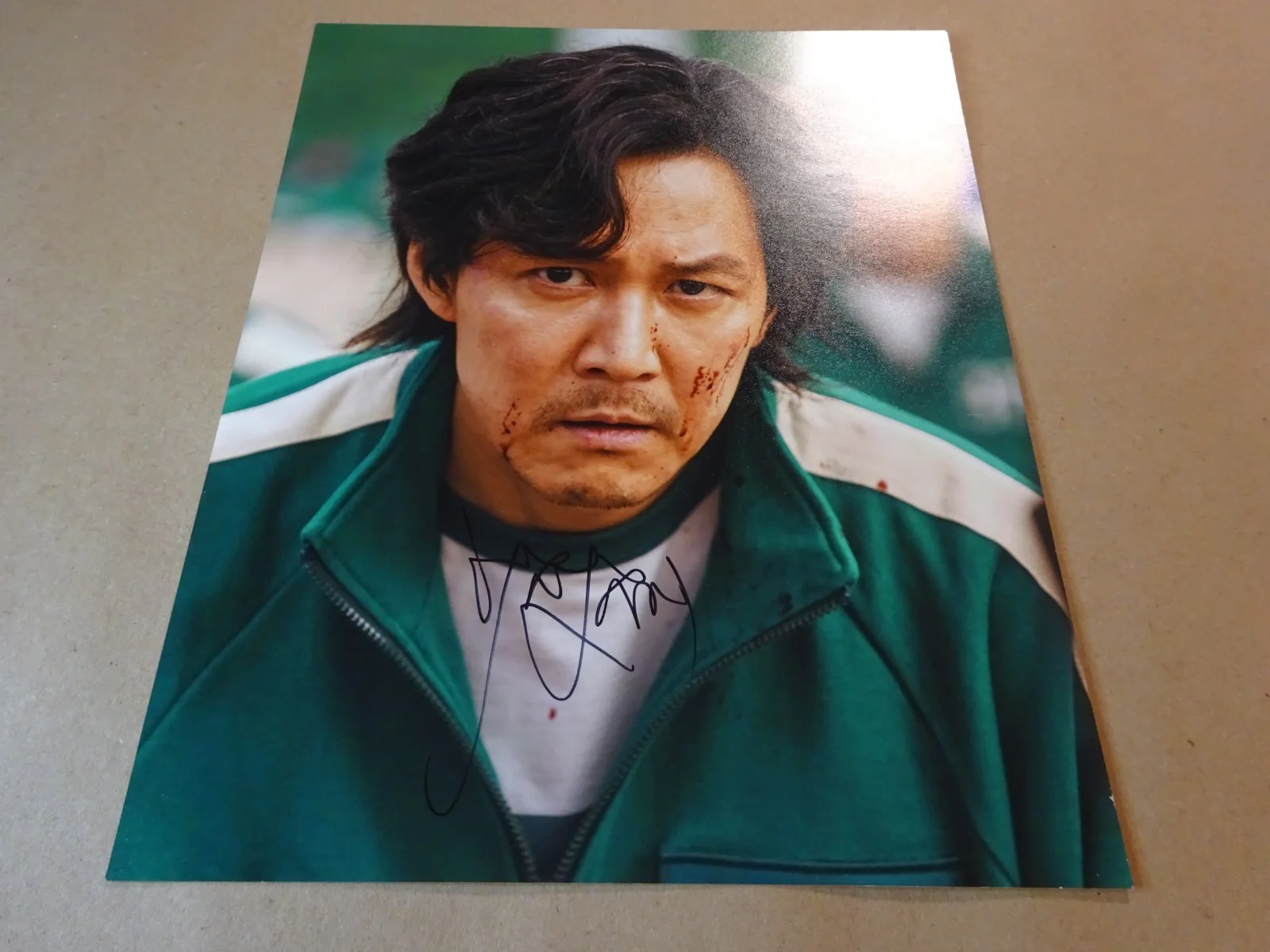 Lee Jung-Jae — Signed Lee Jung-Jae Autographed 8"x10" Photo Squid Game Player 456 JSA COA, изображение 2