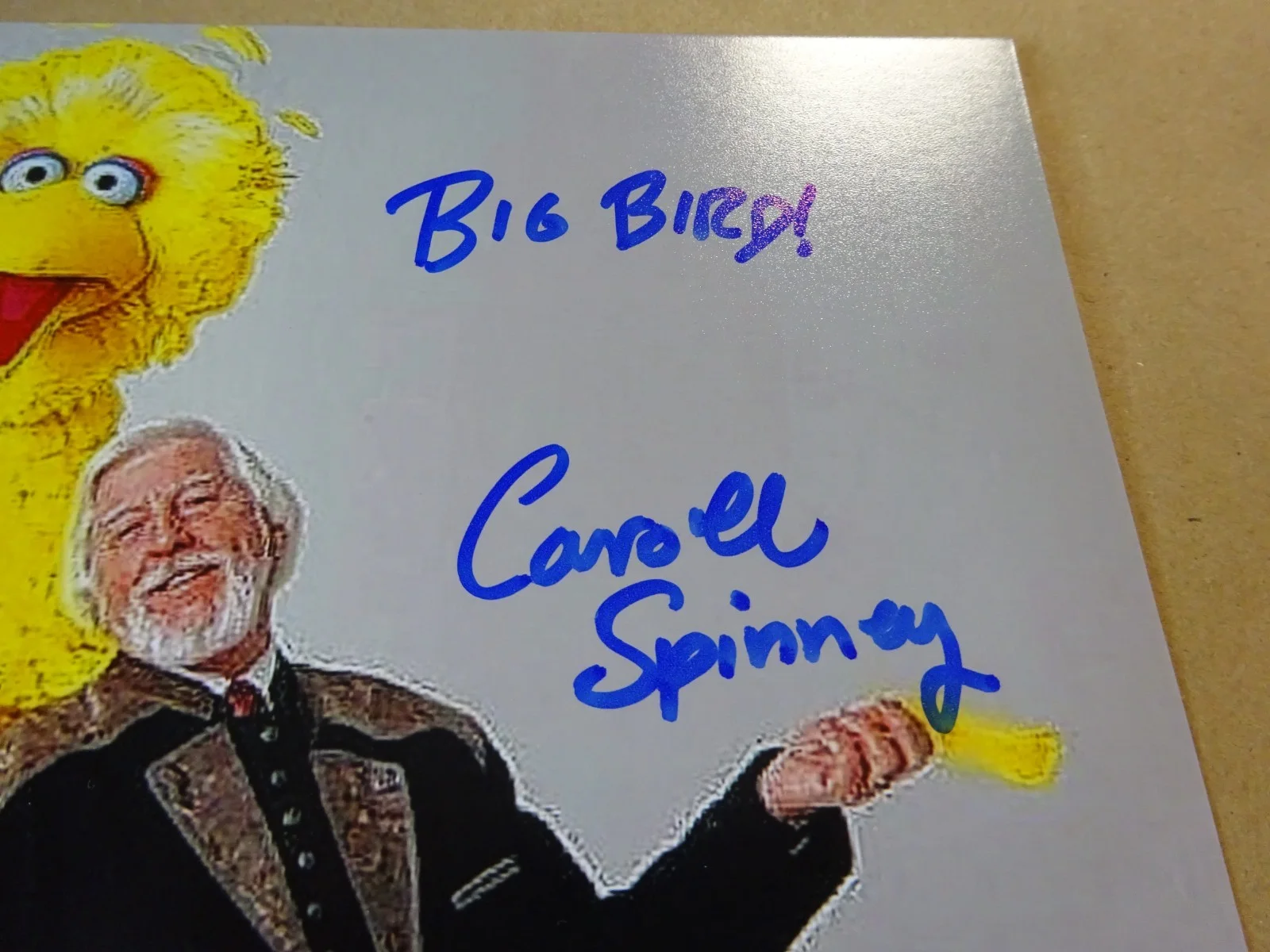 Caroll Spinney — Signed Caroll Spinney Autographed 8"x10" Photo Big Bird Sesame Street BAS COA, изображение 4