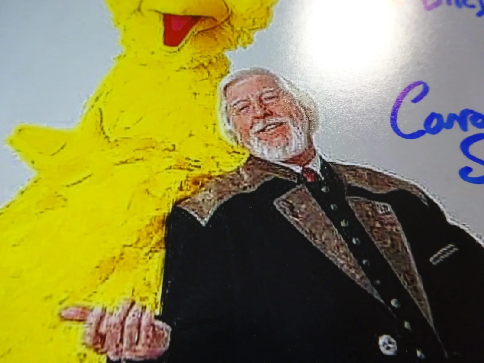 Caroll Spinney — Signed Caroll Spinney Autographed 8"x10" Photo Big Bird Sesame Street BAS COA, изображение 5