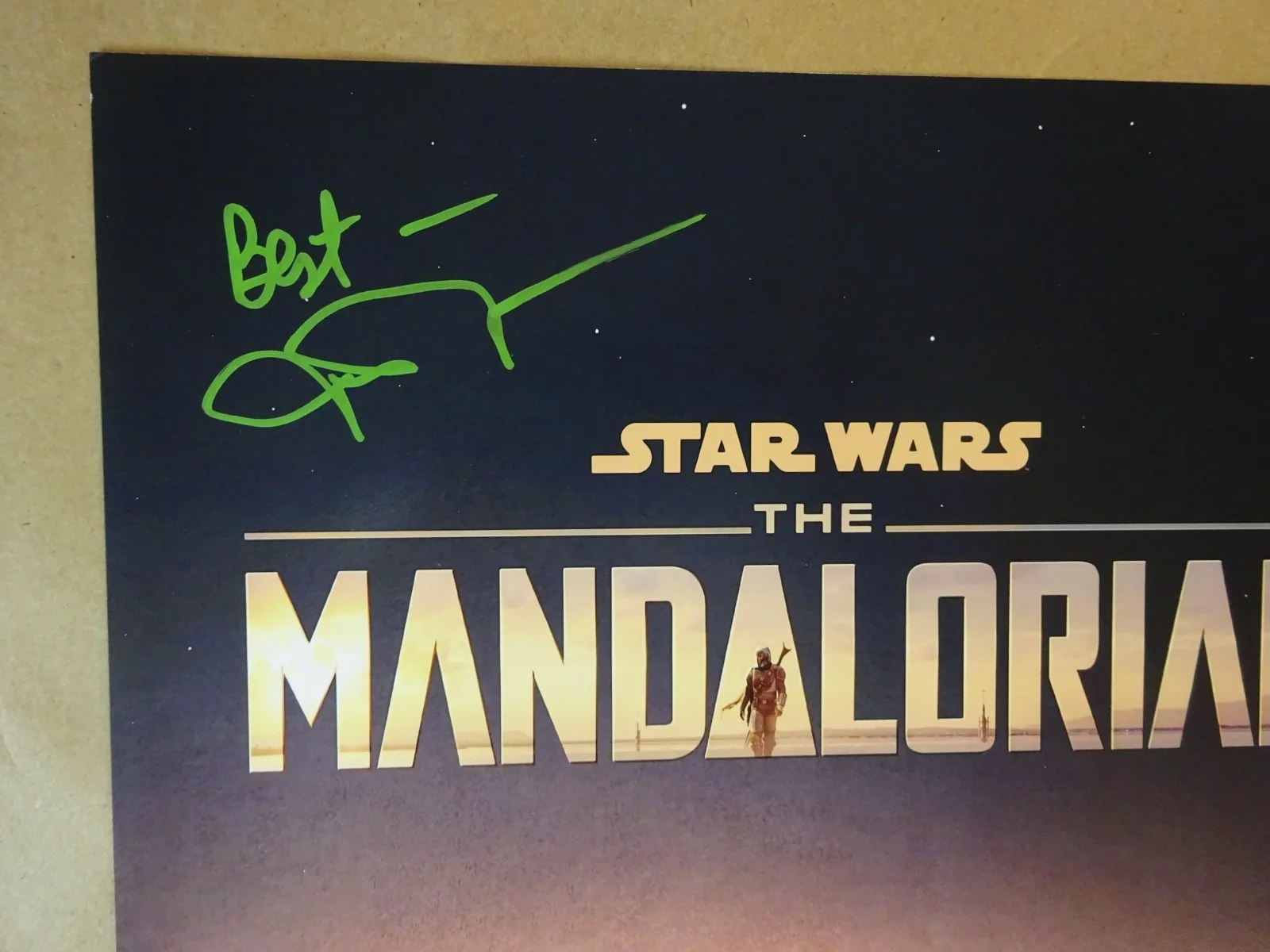John Rosengrant — Signed John Rosengrant Autographed The Mandalorian 11"x17" Photo Beckett BAS COA, изображение 3