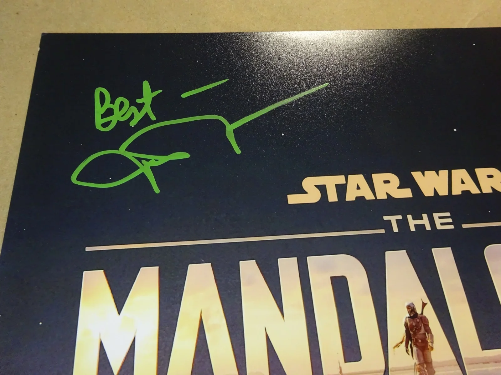 John Rosengrant — Signed John Rosengrant Autographed The Mandalorian 11"x17" Photo Beckett BAS COA, изображение 4
