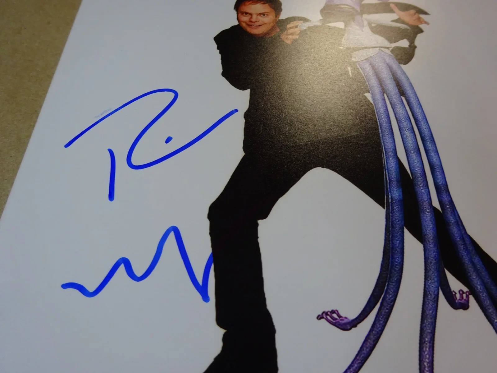 Rainn Wilson — Autographed Rainn Wilson Signed 8"x10" Photo Monsters Aliens Gallaxhar PSA COA, изображение 4