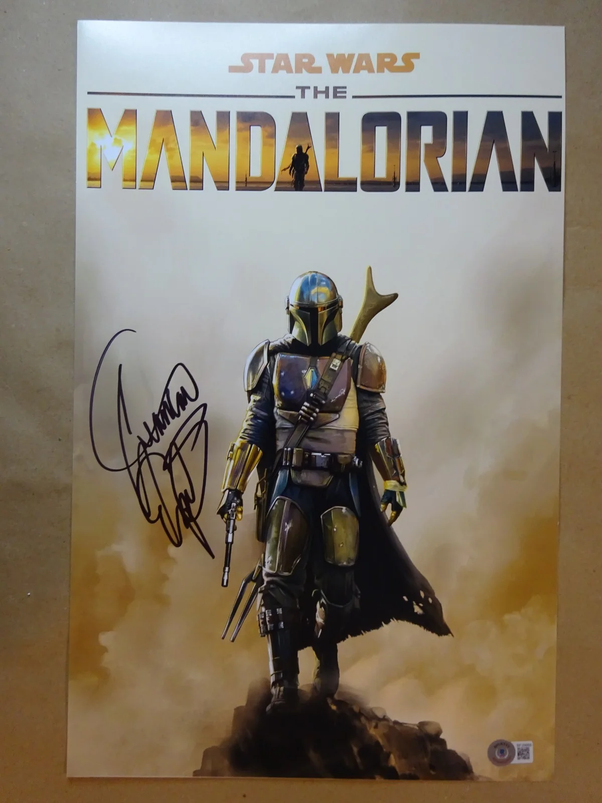 Giancarlo Esposito — Signed Giancarlo Esposito Autographed 11"x17" Photo The Mandalorian Beckett COA