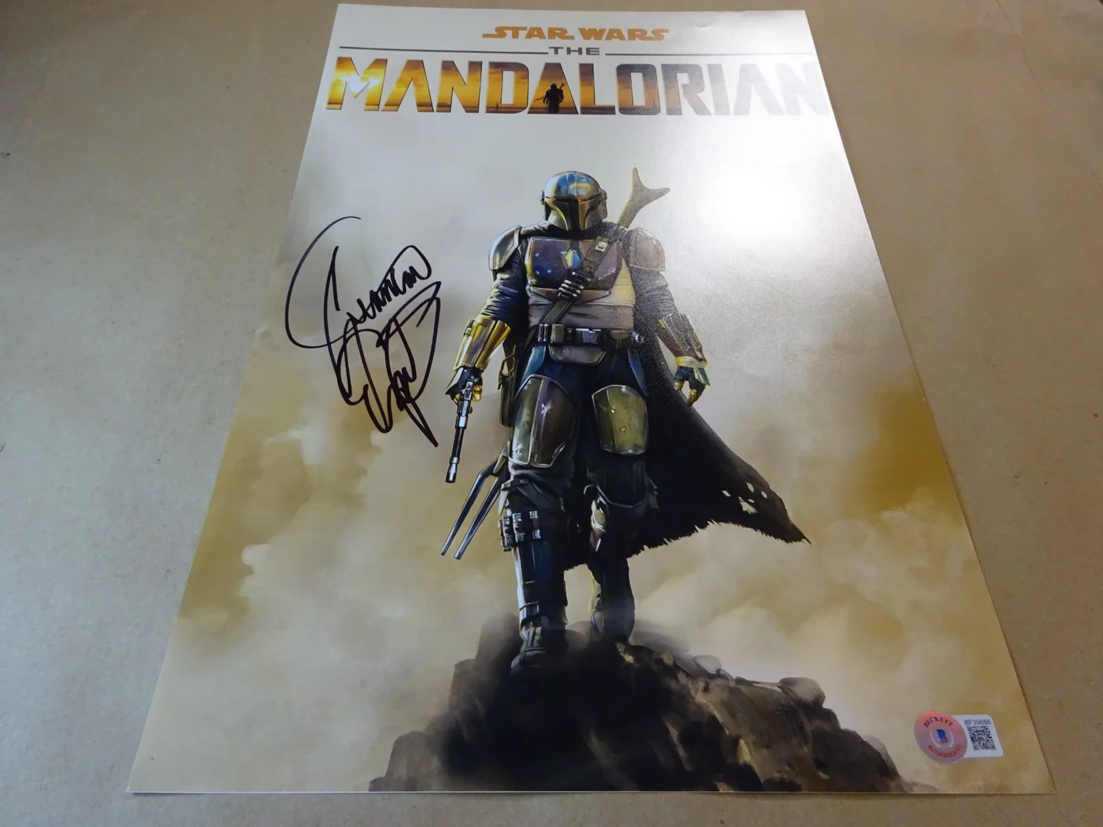 Giancarlo Esposito — Signed Giancarlo Esposito Autographed 11"x17" Photo The Mandalorian Beckett COA, изображение 2