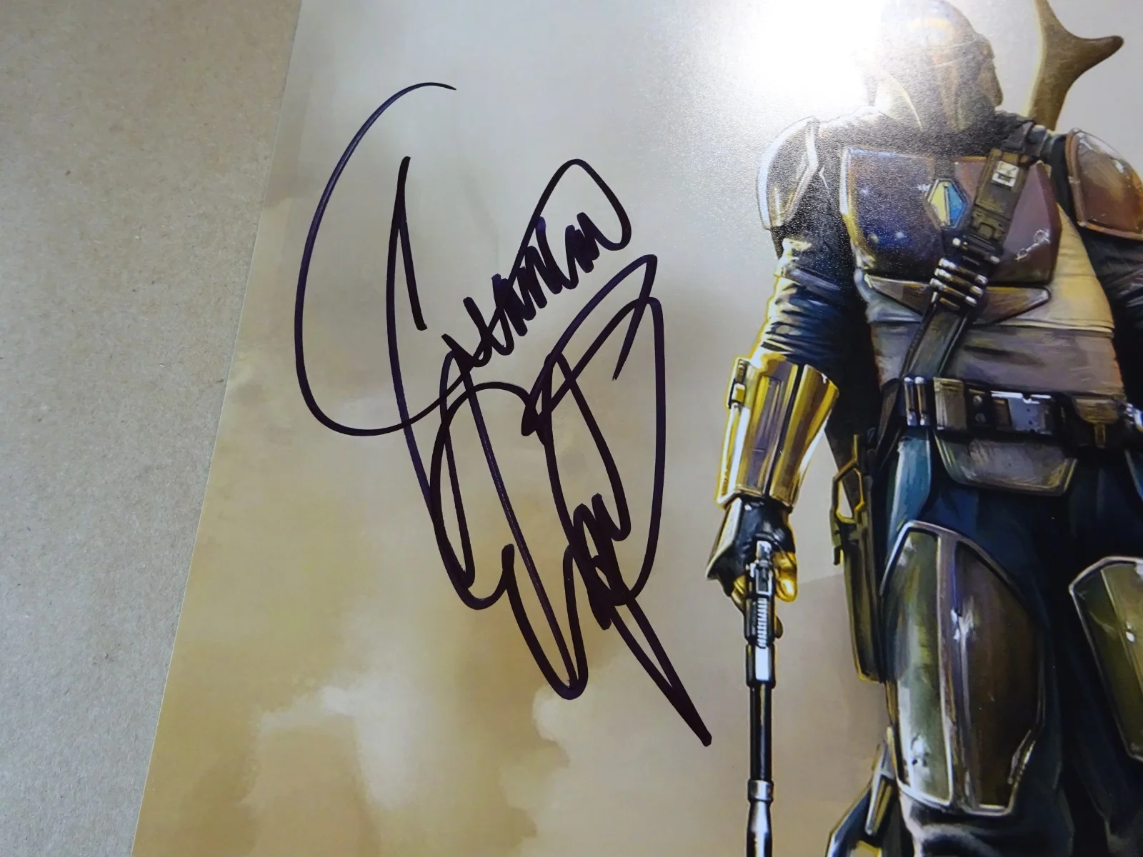 Giancarlo Esposito — Signed Giancarlo Esposito Autographed 11"x17" Photo The Mandalorian Beckett COA, изображение 4