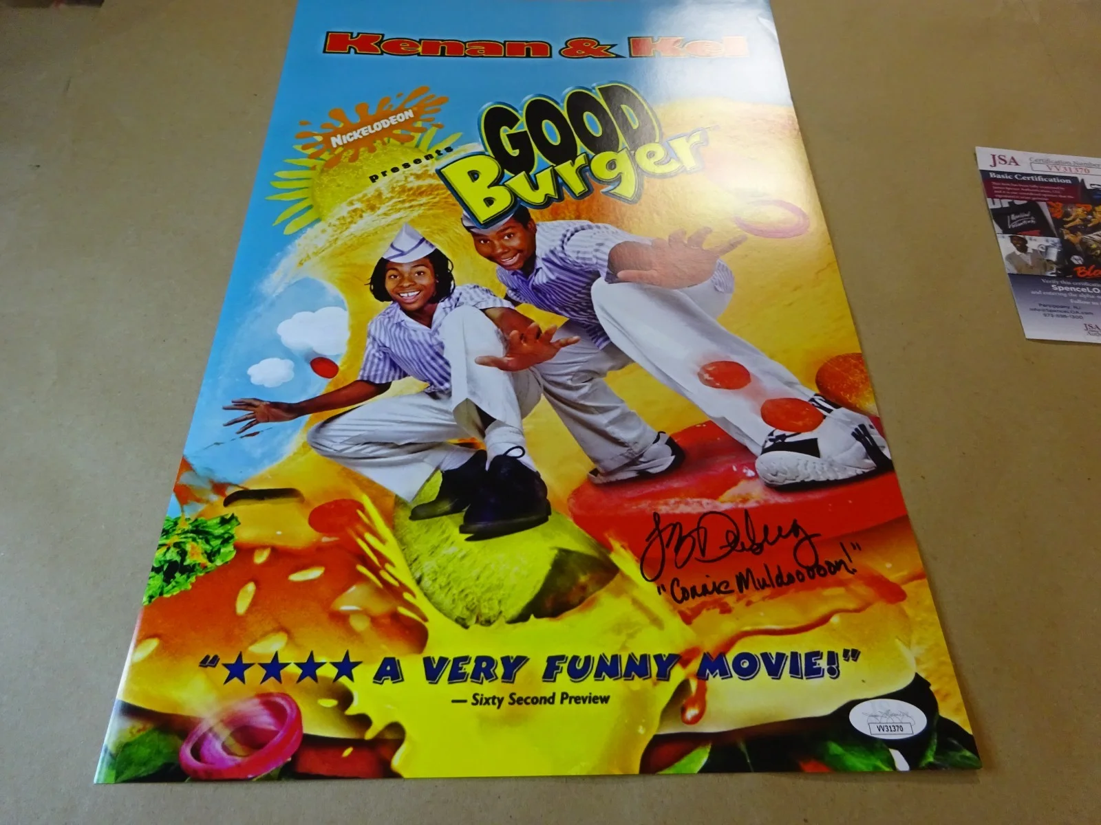 Lori Beth Denberg — Signed Lori Beth Denberg Autographed Good Burger 11"x17" Photo JSA COA, изображение 3