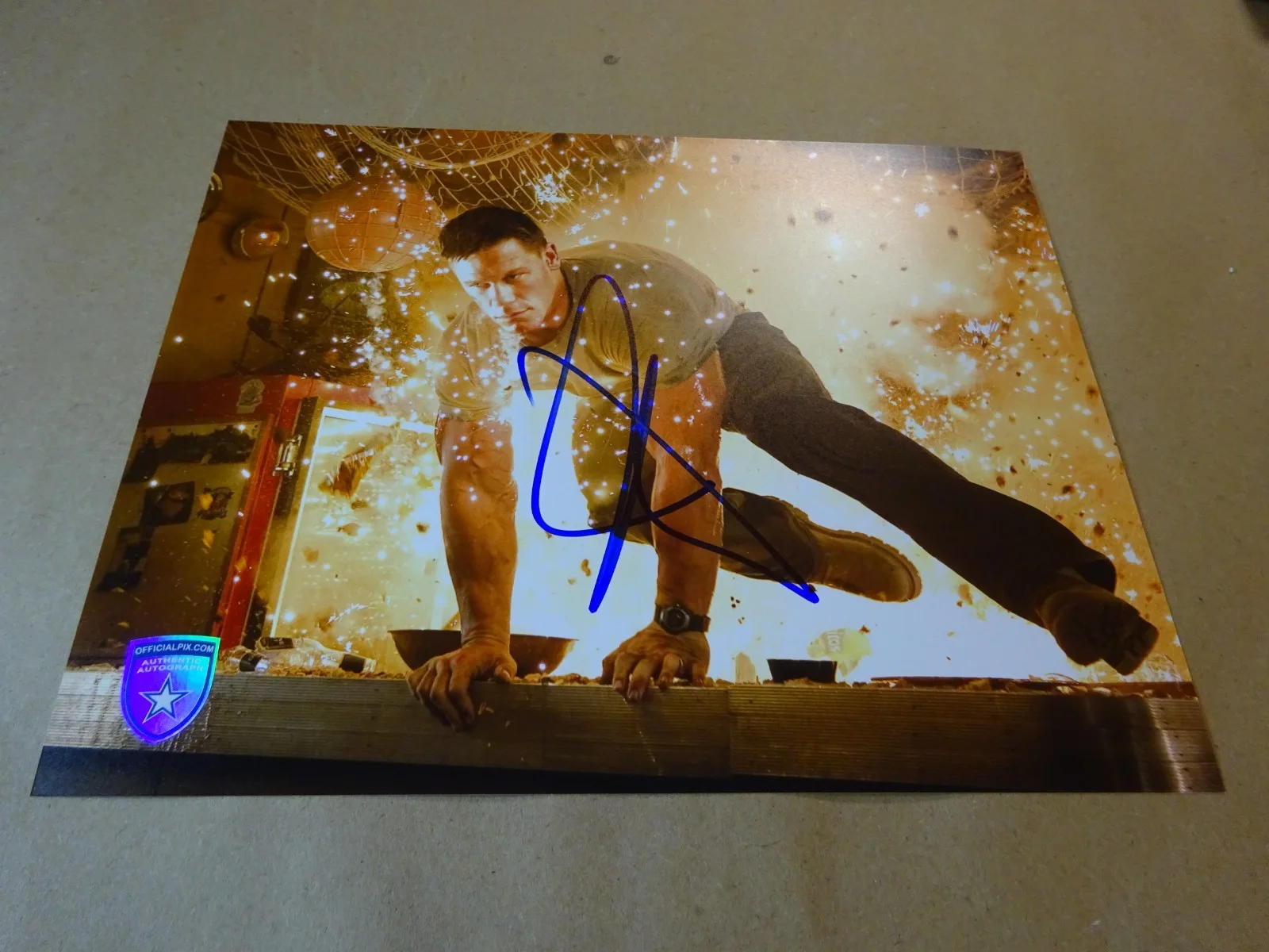 John Cena — Signed John Cena Autographed 8"x10" Photo The Marine Official Pix COA, image 2