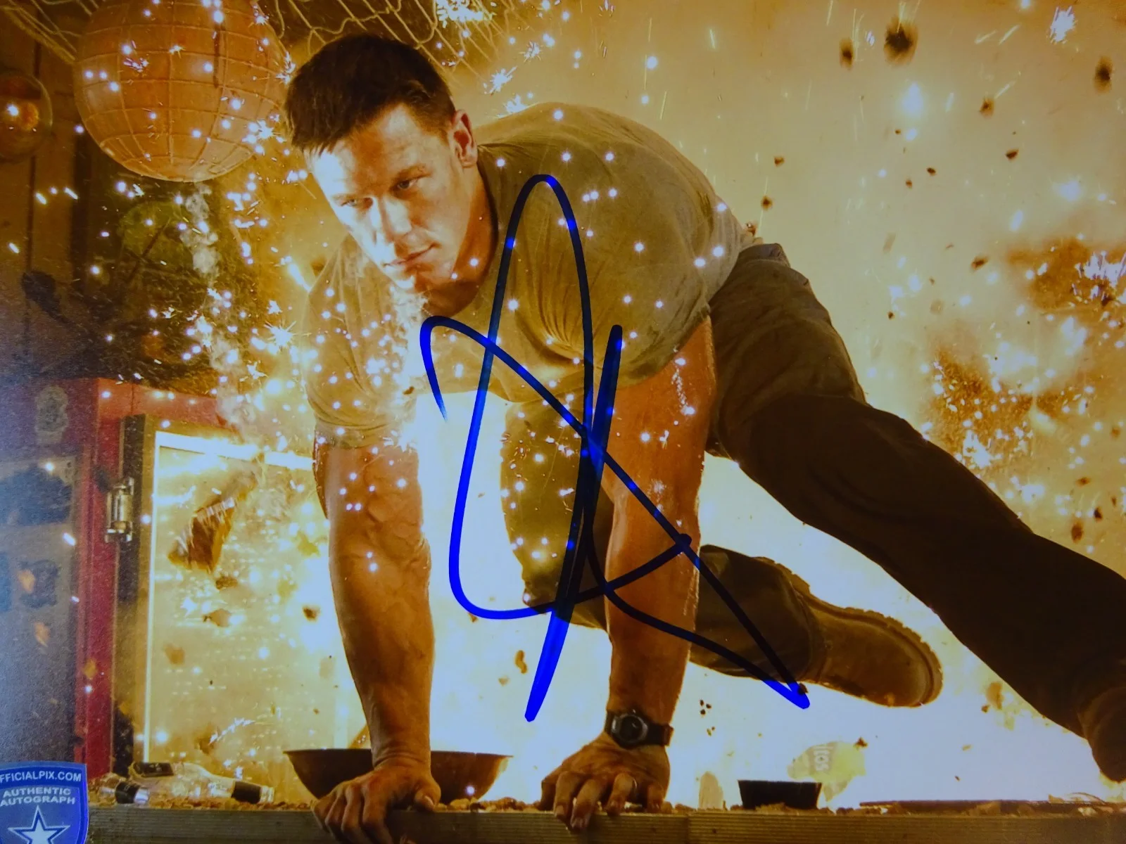 John Cena — Signed John Cena Autographed 8"x10" Photo The Marine Official Pix COA, image 3