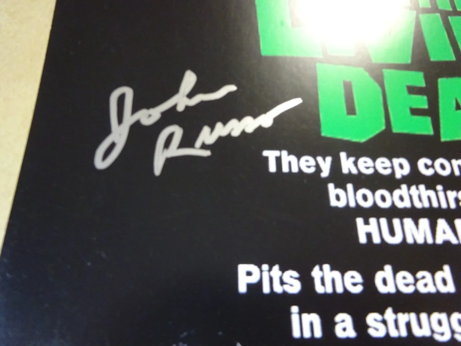 John Russo — Signed John Russo Autographed Night Of The Living Dead 11"x17" Photo Beckett COA, изображение 4