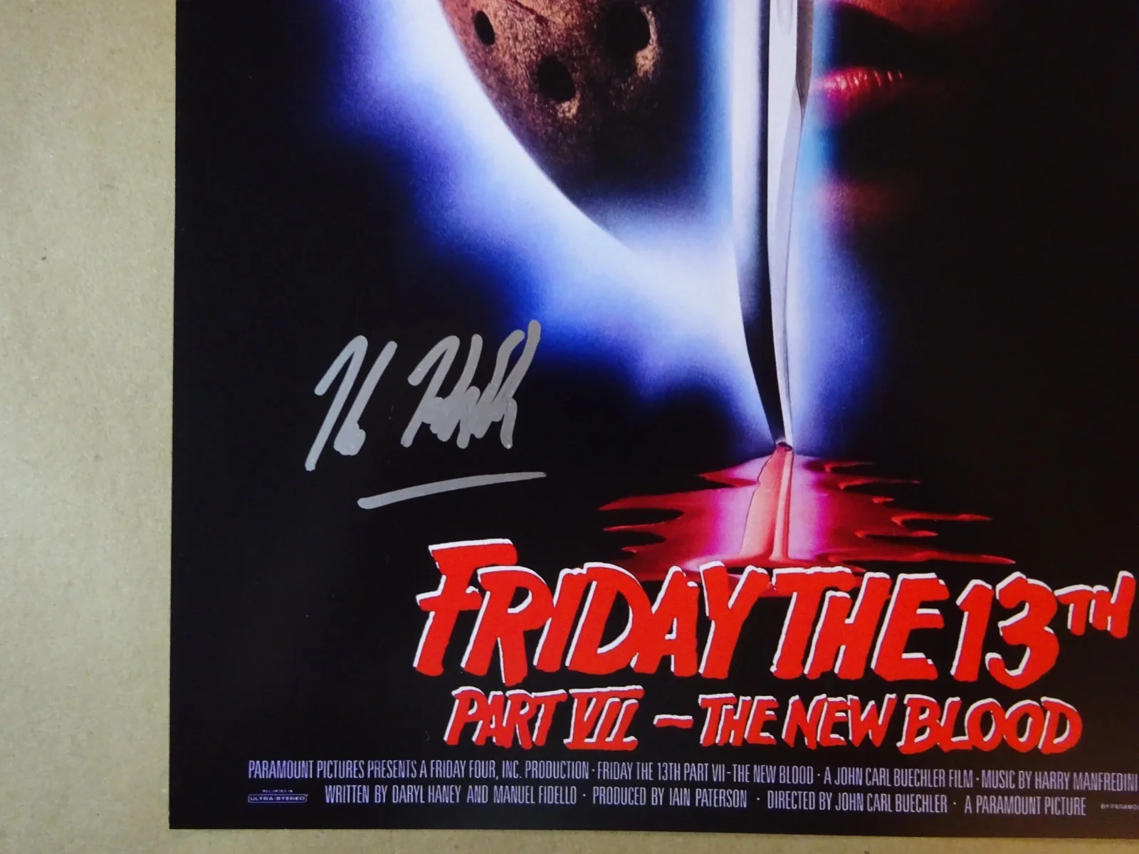 Kane Hodder — Signed Kane Hodder Autographed Friday The 13th Part VII 11"x17" Photo BAS COA, image 3