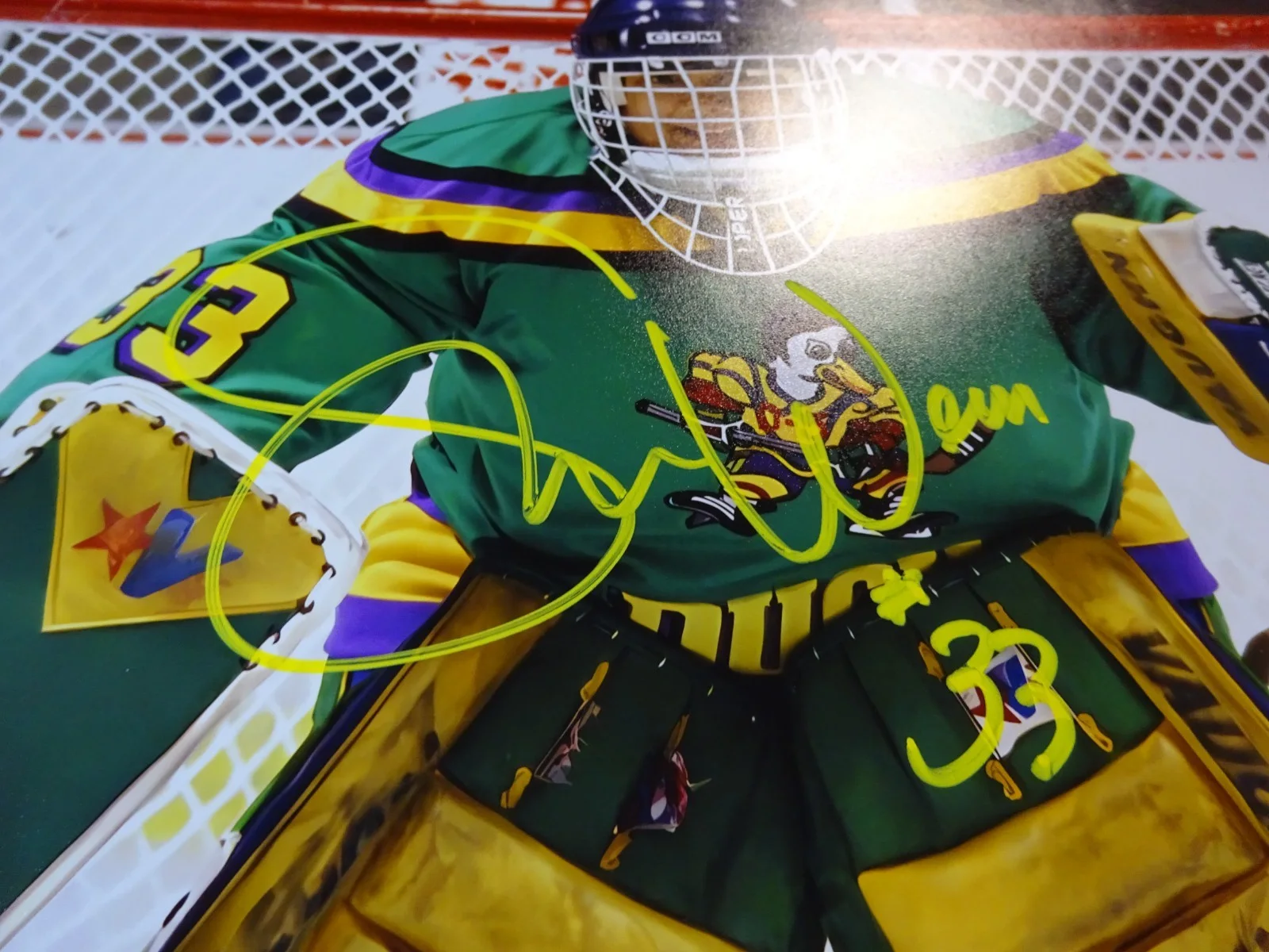 Shaun Weiss — Autographed Shaun Weiss Signed 8"x10" Photo Goldberg The Mighty Ducks BAS COA, image 4