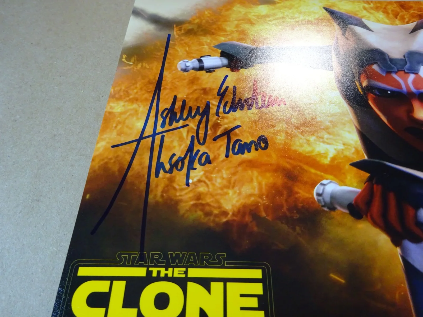Ashley Eckstein — Signed Ashley Eckstein Autographed 8"x10" Photo Star Wars Clone Wars JSA COA, image 4