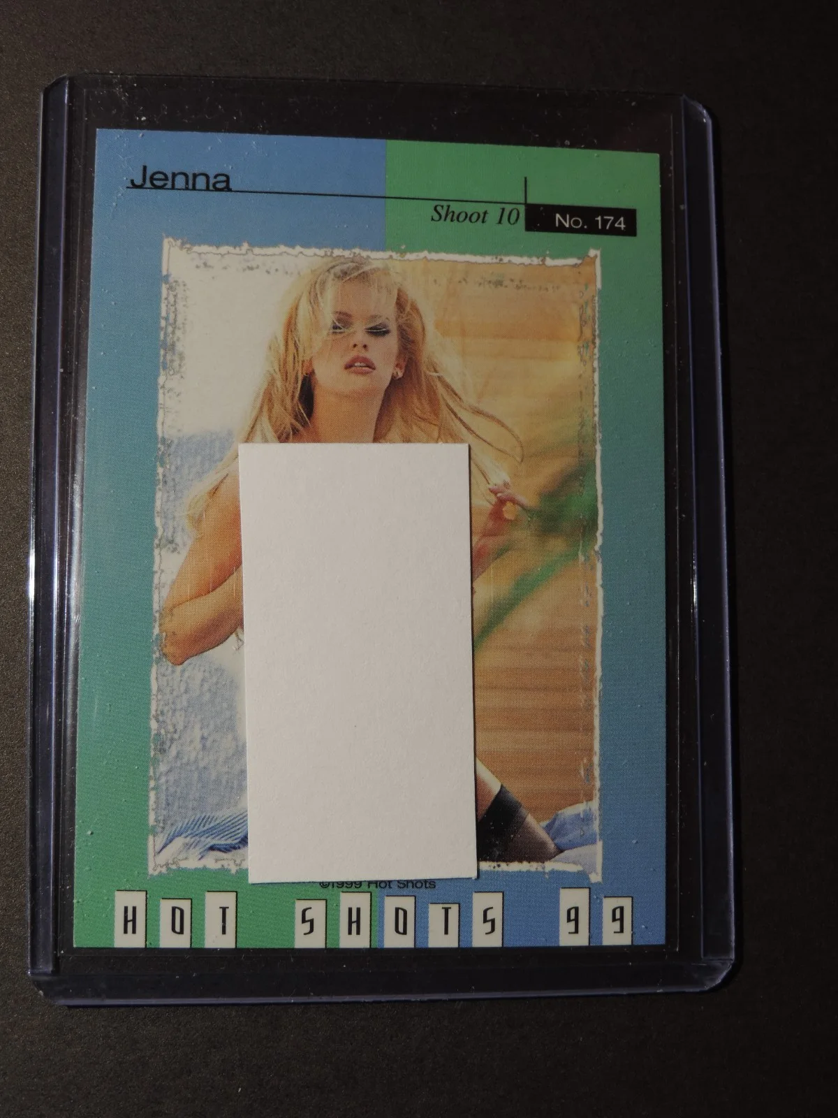 Jenna Jameson — Jenna Jameson Autographed Trading Card Hot Shots 99 No 174 MINT, изображение 3