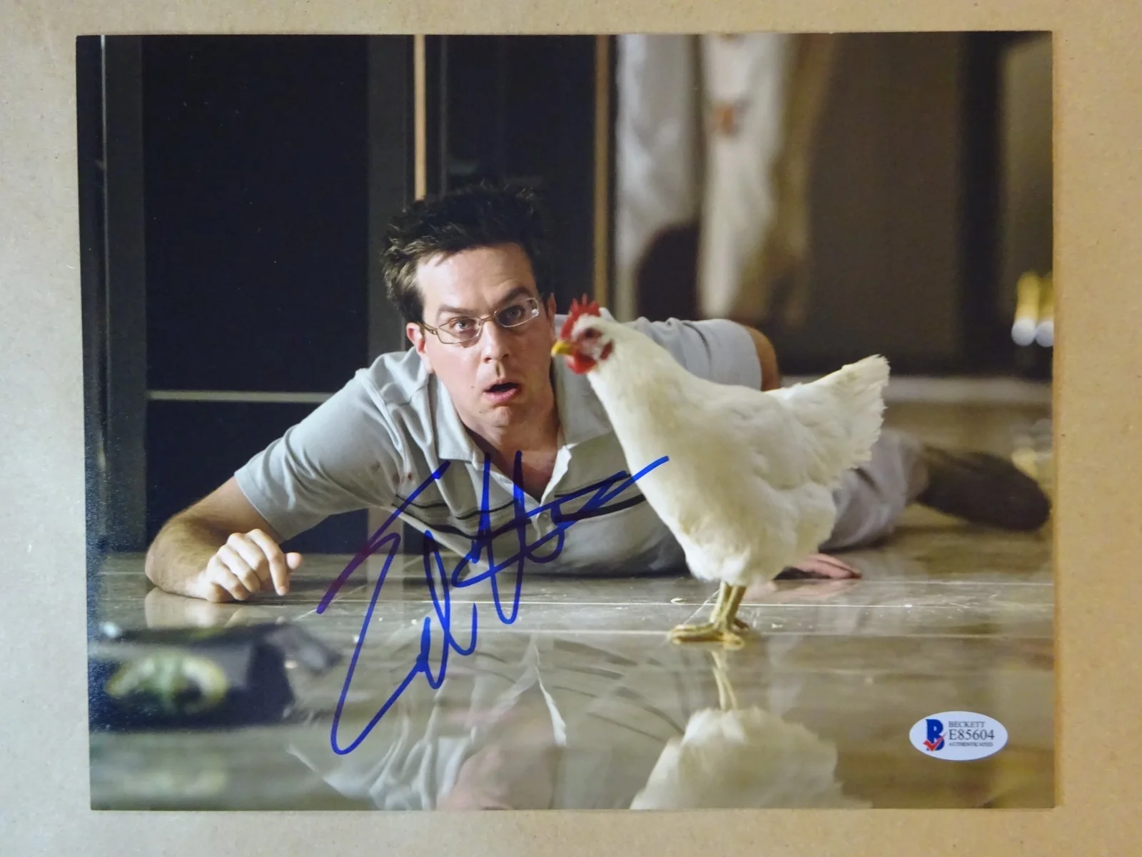 Ed Helms — Autographed Ed Helms Signed 8"x10" Photo The Hangover Beckett BAS COA