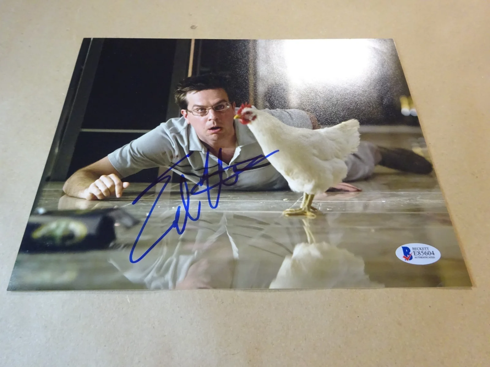 Ed Helms — Autographed Ed Helms Signed 8"x10" Photo The Hangover Beckett BAS COA, изображение 2