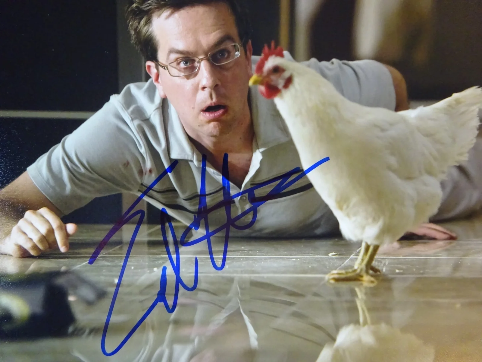 Ed Helms — Autographed Ed Helms Signed 8"x10" Photo The Hangover Beckett BAS COA, изображение 3