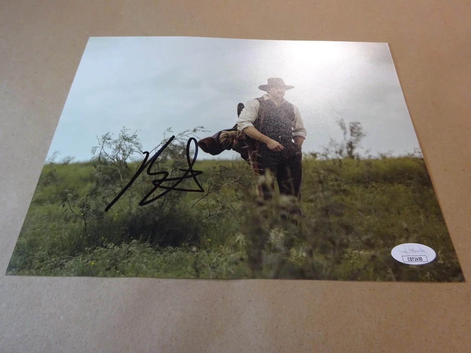 Brandon Sklenar — Autographed Brandon Sklenar Signed 8"x10" Photo Spencer Dutton 1923 JSA COA, image 2