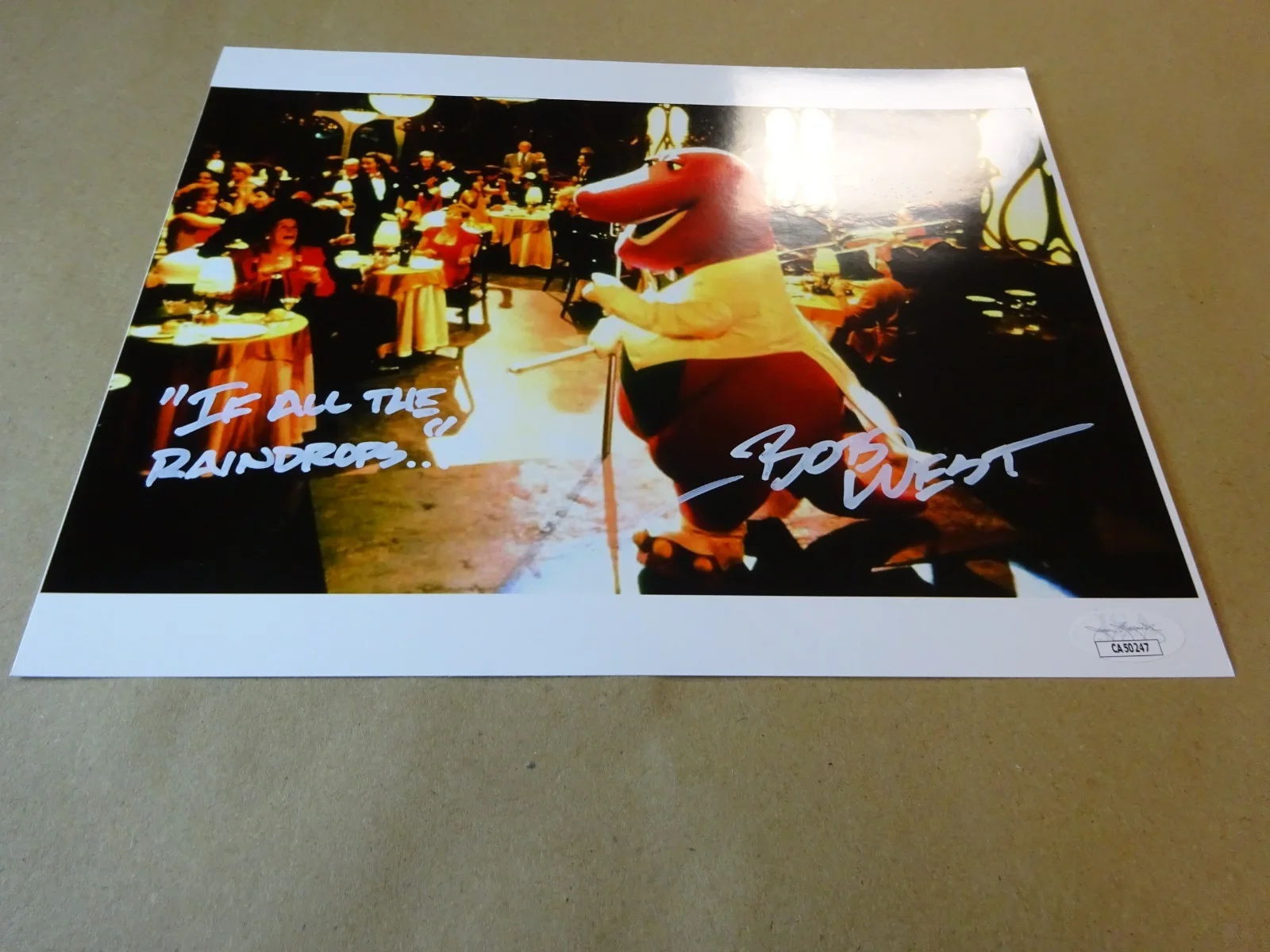 Bob West — Autographed Bob West Signed 8"x10" Barney Photo JSA COA, изображение 2