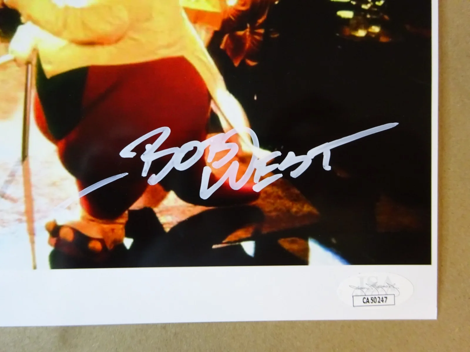 Bob West — Autographed Bob West Signed 8"x10" Barney Photo JSA COA, изображение 3