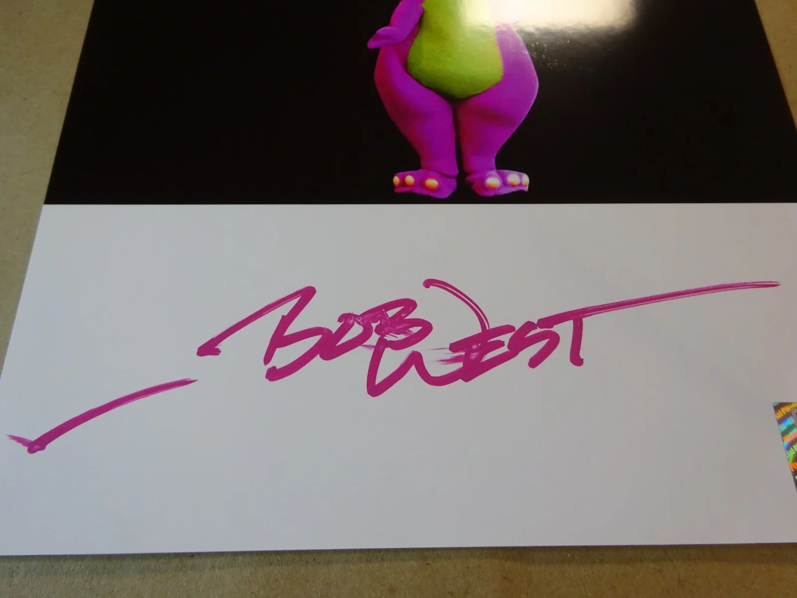 Bob West — Autographed Bob West Signed 8"x10" Barney Photo Official Pix COA, изображение 3