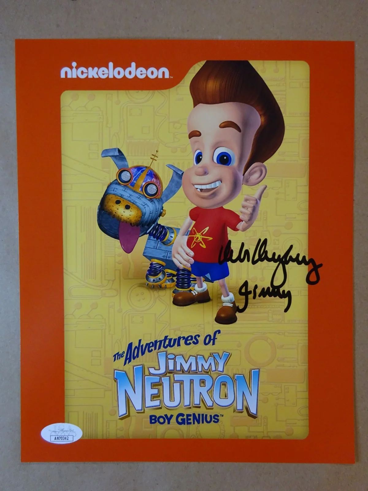 Debi Derryberry — Autographed Debi Derryberry Signed 8"x10" Photo Jimmy Neutron JSA COA