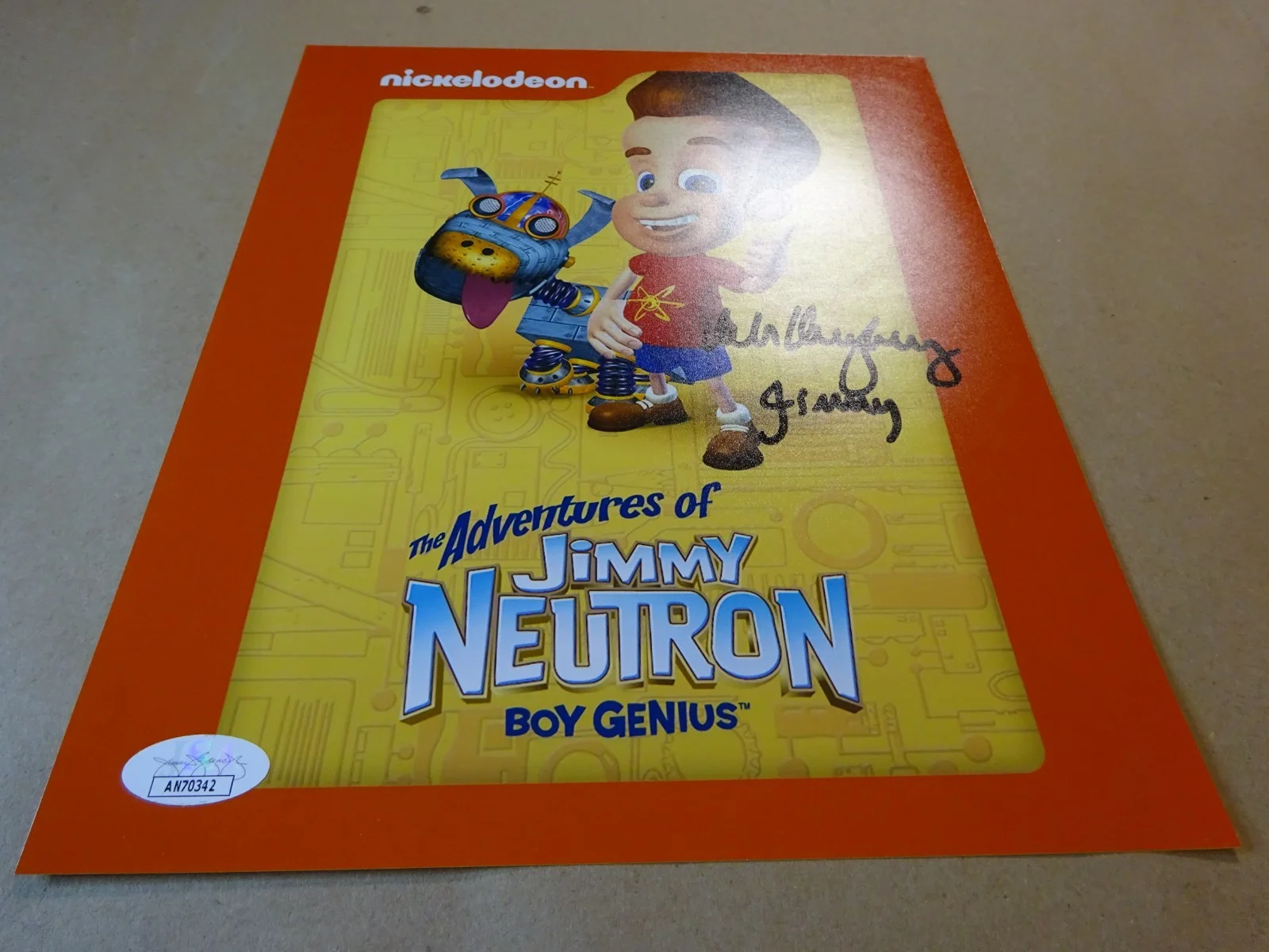Debi Derryberry — Autographed Debi Derryberry Signed 8"x10" Photo Jimmy Neutron JSA COA, изображение 2