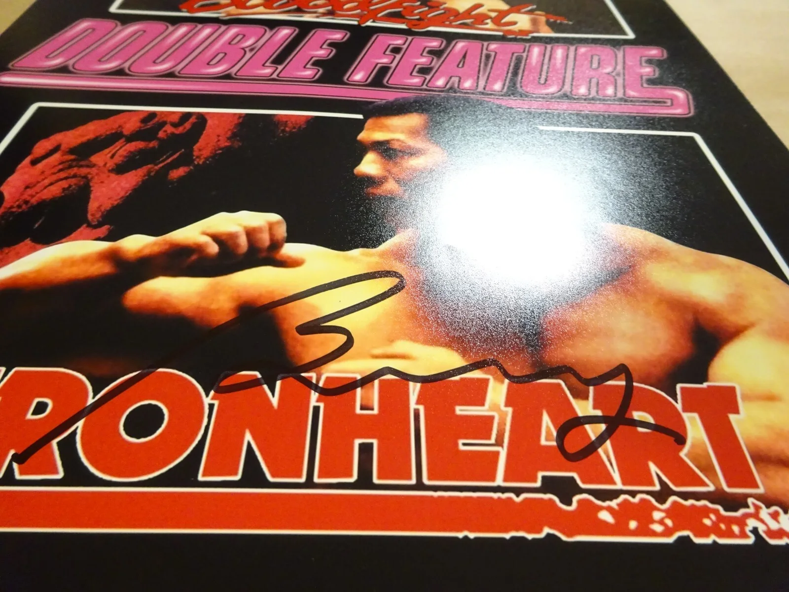 Bolo Yeung — Signed Bolo Yeung Autographed Bloodfight Ironheart 11"x17" Photo Beckett BAS COA, изображение 4