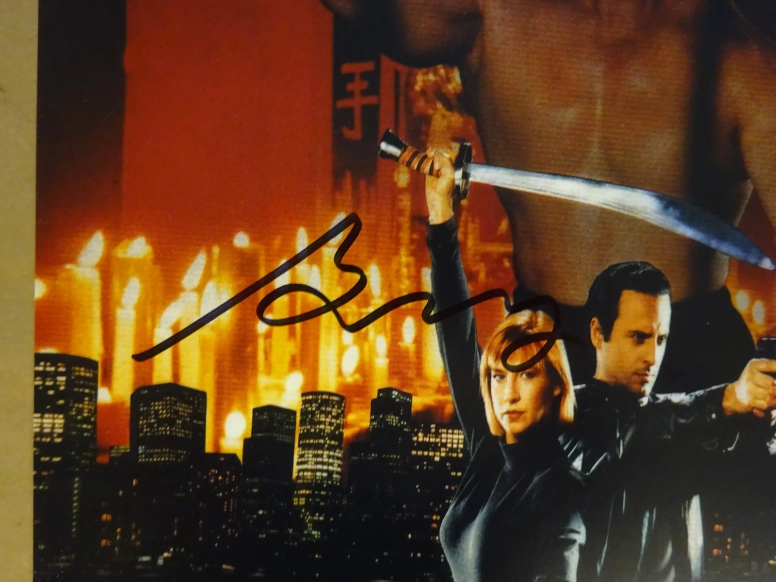 Bolo Yeung — Signed Bolo Yeung Autographed Tiger Claws 11"x17" Photo Beckett BAS COA, image 3