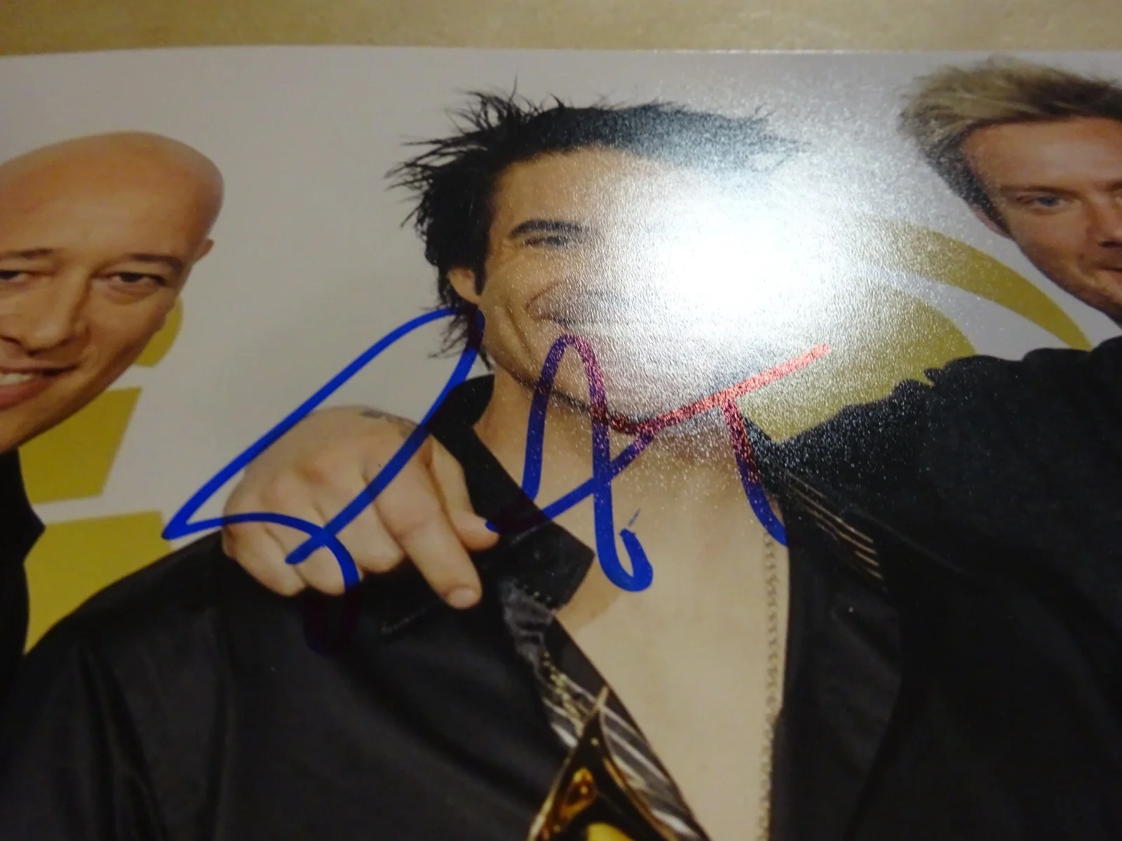 Autographed Pat Monahan Signed 8"x10" Train Photo Beckett BAS COA, изображение 4