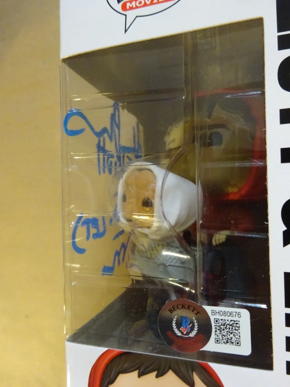 Signed Matthew DeMeritt & Henry Thomas Elliott & E.T. 1252 Funko Pop Beckett COA, image 5
