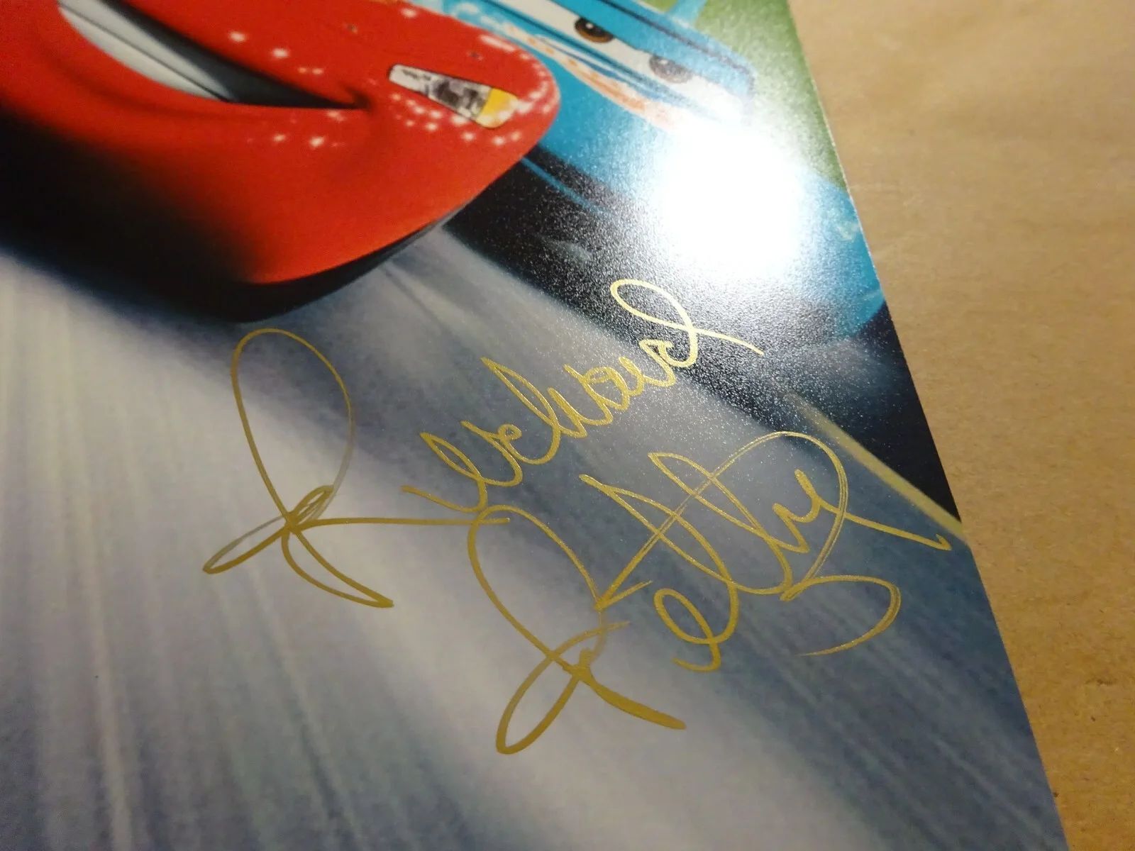 Richard Petty — Autographed Richard Petty Signed Disney Cars It 11"x17" Photo Beckett BAS COA, изображение 5