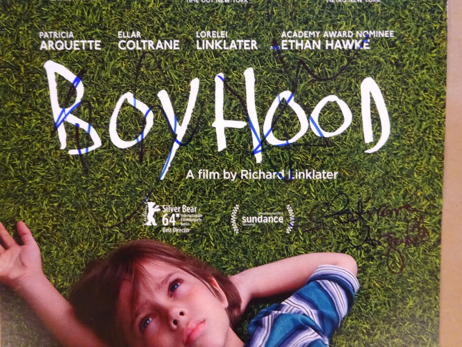 Ethan Hawke, Patricia Arquette — Boyhood 11"X17" Photo Signed By Ethan Hawke & Patricia Arquette Beckett BAS COA, изображение 4