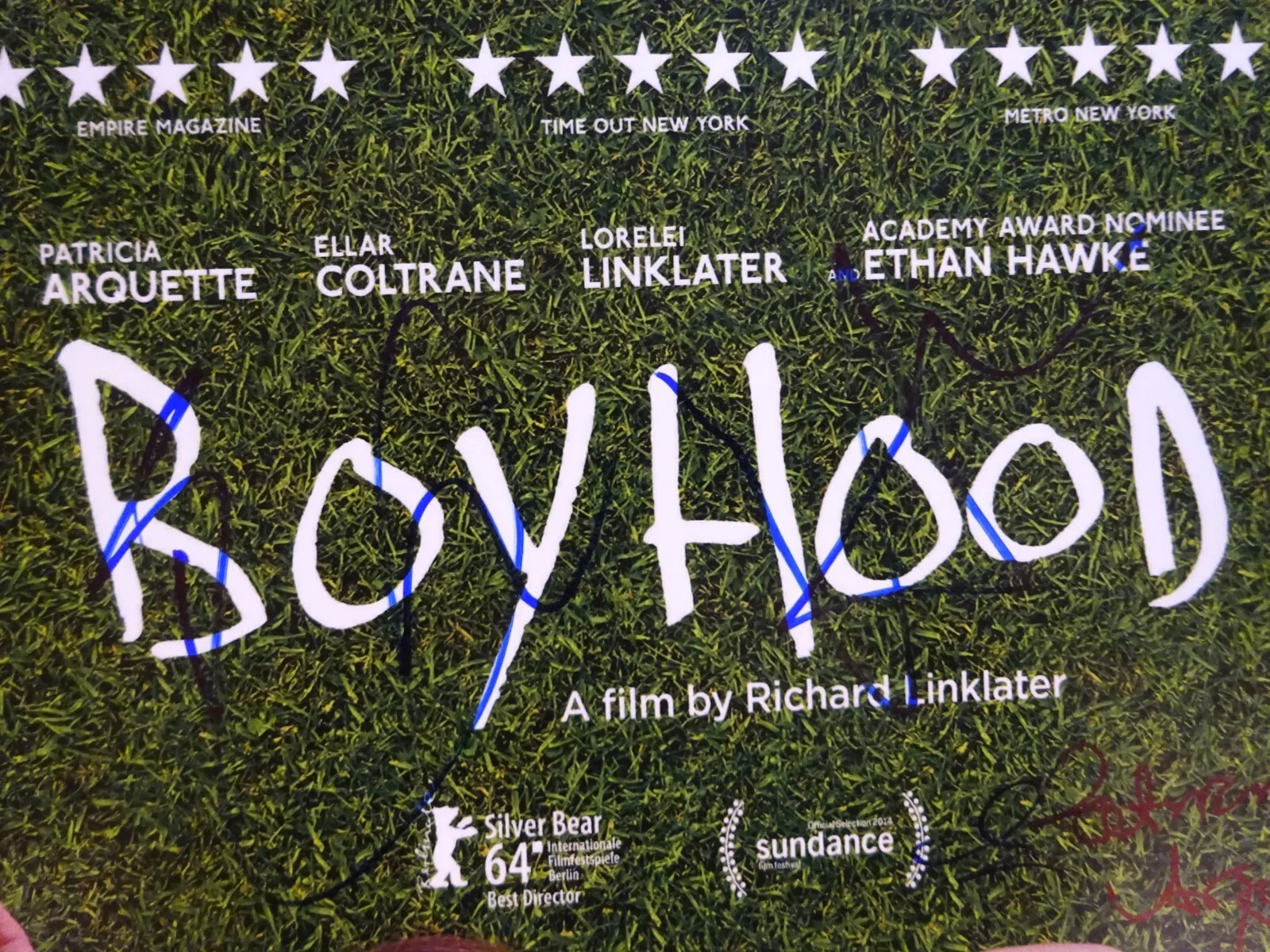 Ethan Hawke, Patricia Arquette — Boyhood 11"X17" Photo Signed By Ethan Hawke & Patricia Arquette Beckett BAS COA, изображение 5