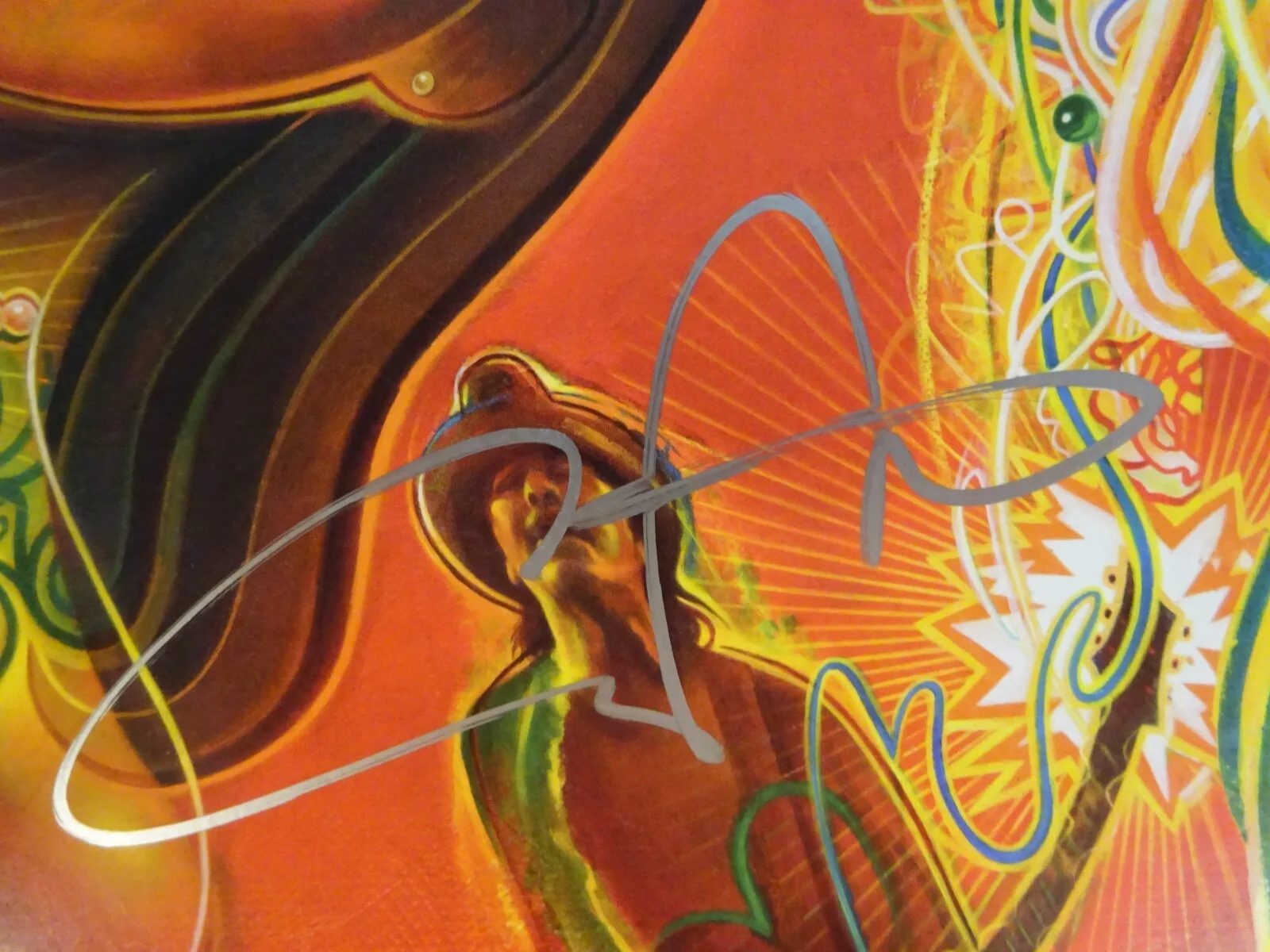 Autographed Carlos Santana Signed In Search Of Mona Lisa Vinyl Album Beckett COA, изображение 4
