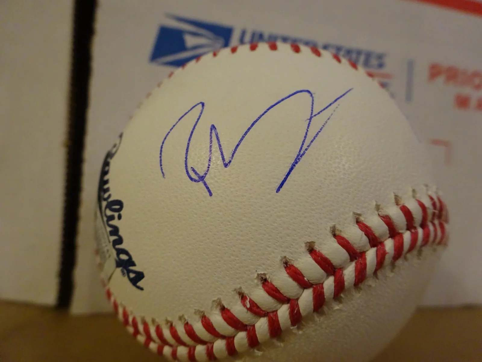 Rob McElhenney, Kaitlin Olson — Signed Rob McElhenney & Kaitlin Olson It's Always Sunny Baseball Beckett BAS COA, image 3