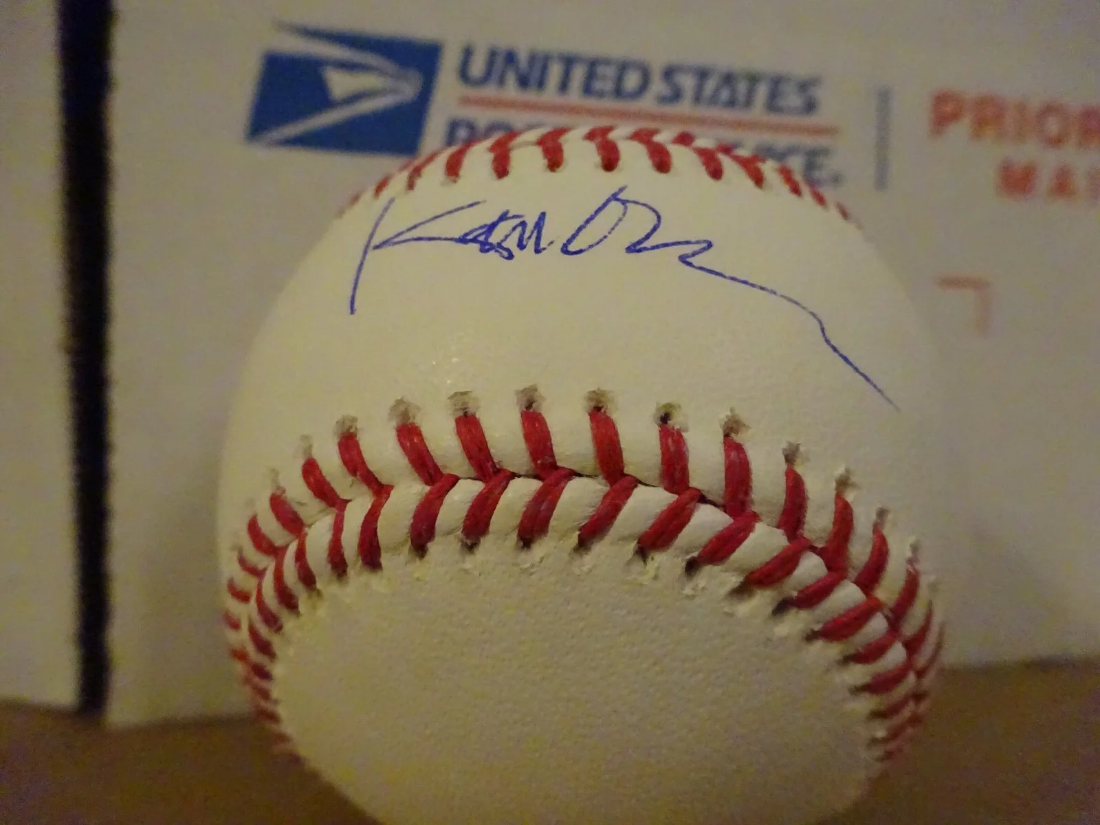 Rob McElhenney, Kaitlin Olson — Signed Rob McElhenney & Kaitlin Olson It's Always Sunny Baseball Beckett BAS COA, image 5