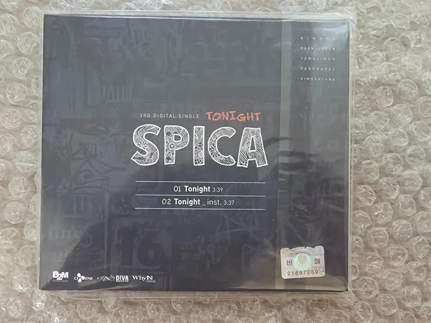 SPICA 3rd Digital Single Album Tonight Autographed Hand Signed, image 5