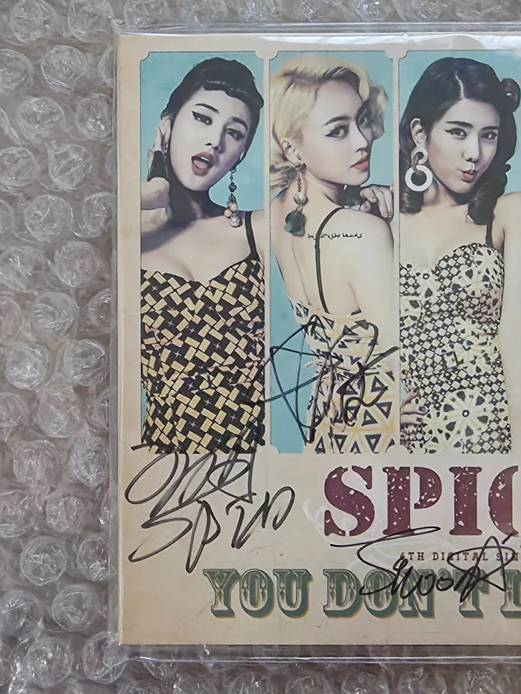SPICA 4th Digital Single Album You Don't Love Me Autographed Hand Signed, изображение 2