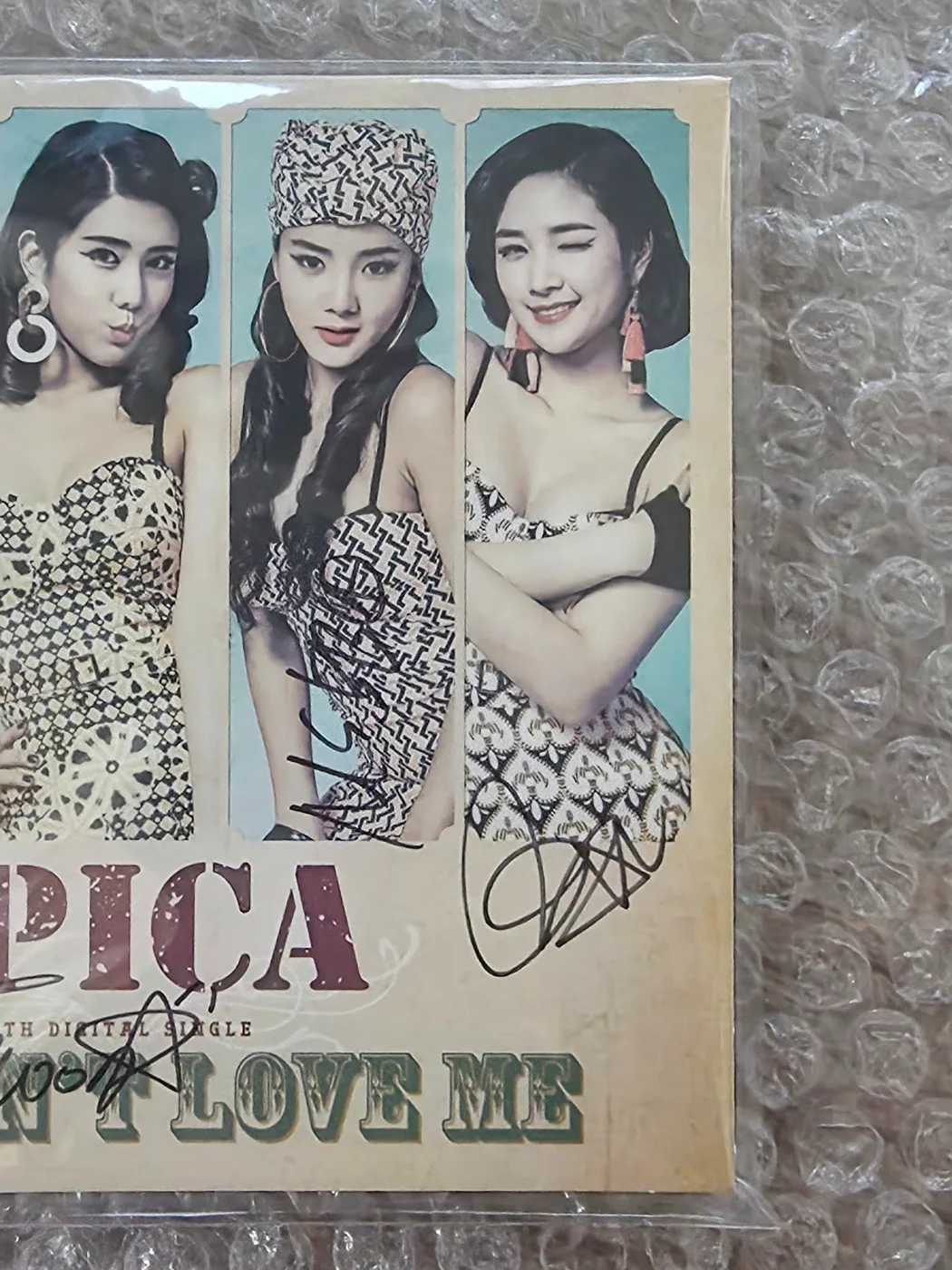 SPICA 4th Digital Single Album You Don't Love Me Autographed Hand Signed, изображение 4