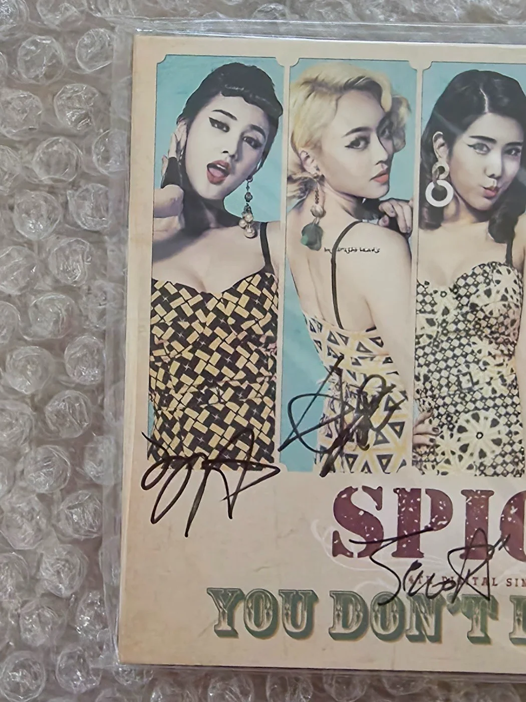 SPICA 4th Digital Single Album You Don't Love Me Autographed Hand Signed, изображение 4