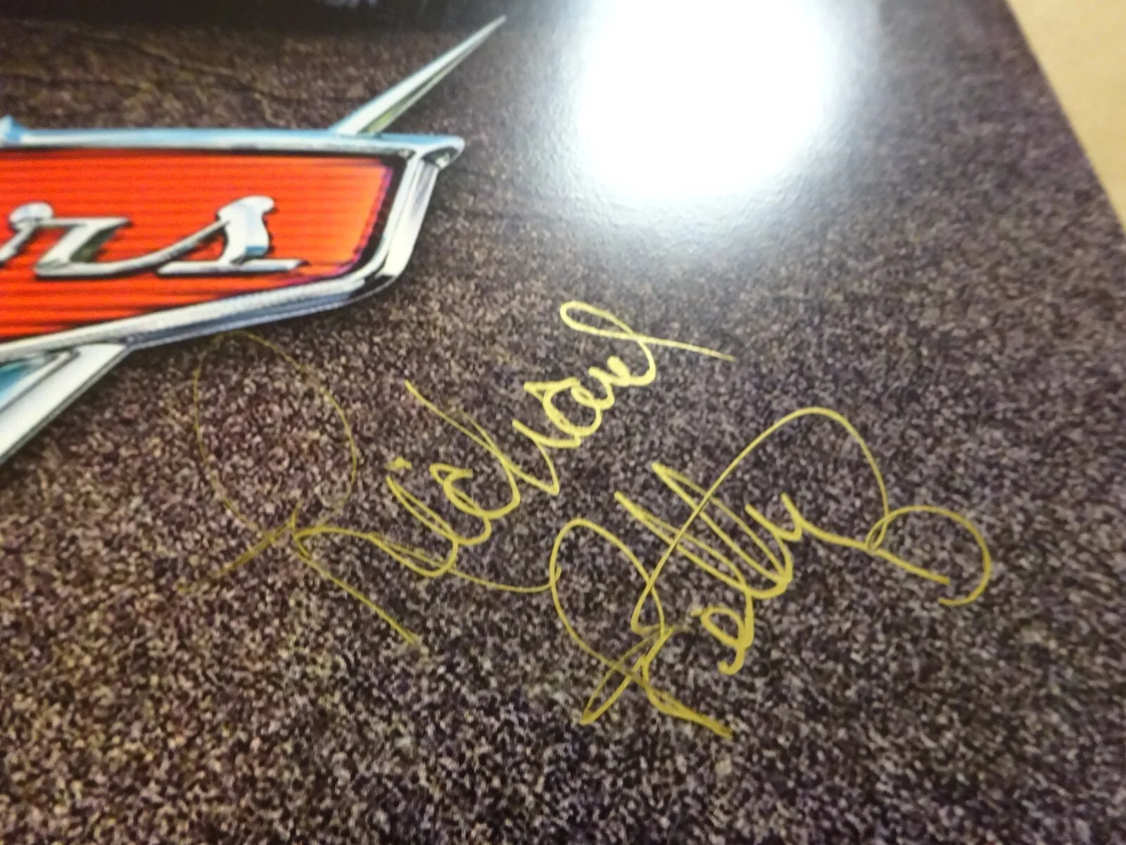 Richard Petty — Autographed Richard Petty Signed Disney Cars It 11"x17" Photo Beckett BAS COA, изображение 5