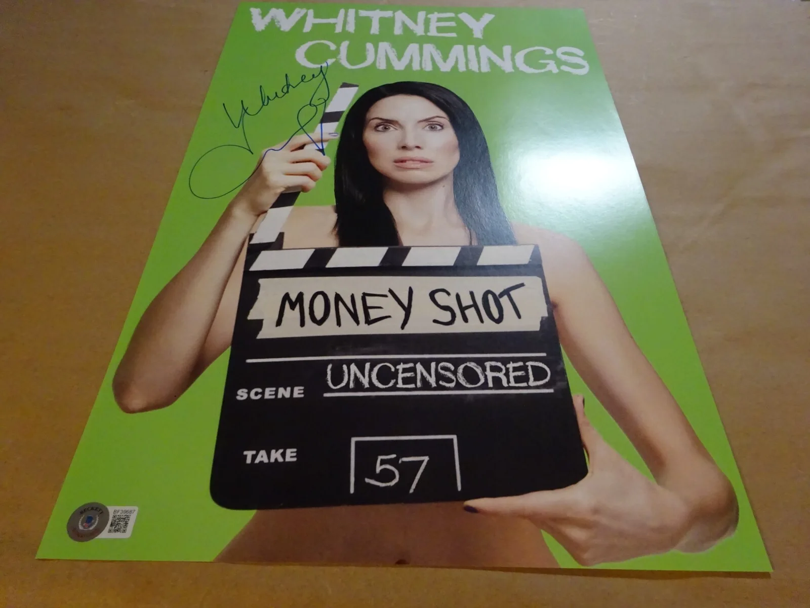 Whitney Cummings — Signed Whitney Cummings Autographed Money Shot TV Special 11"x17" Photo BAS COA, image 2