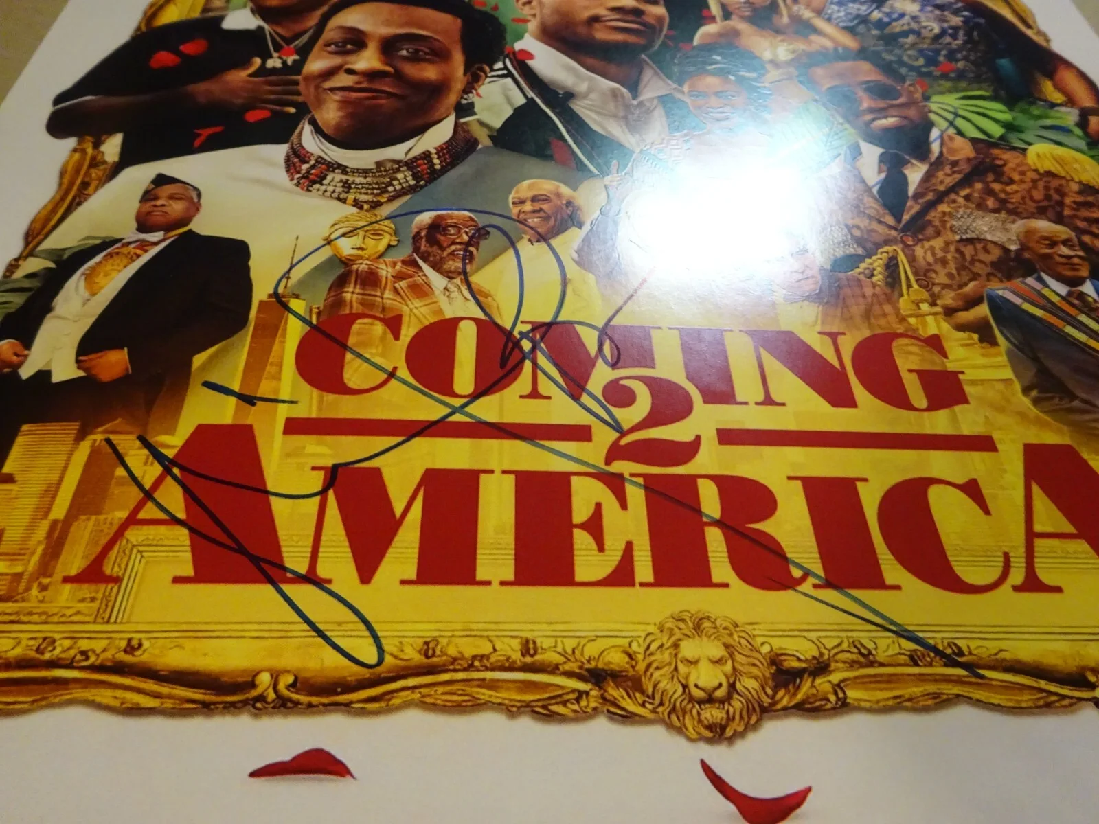 Michael Blackson — Signed Michael Blackson Autographed Coming 2 America 11x17 Photo Beckett BAS COA, изображение 4
