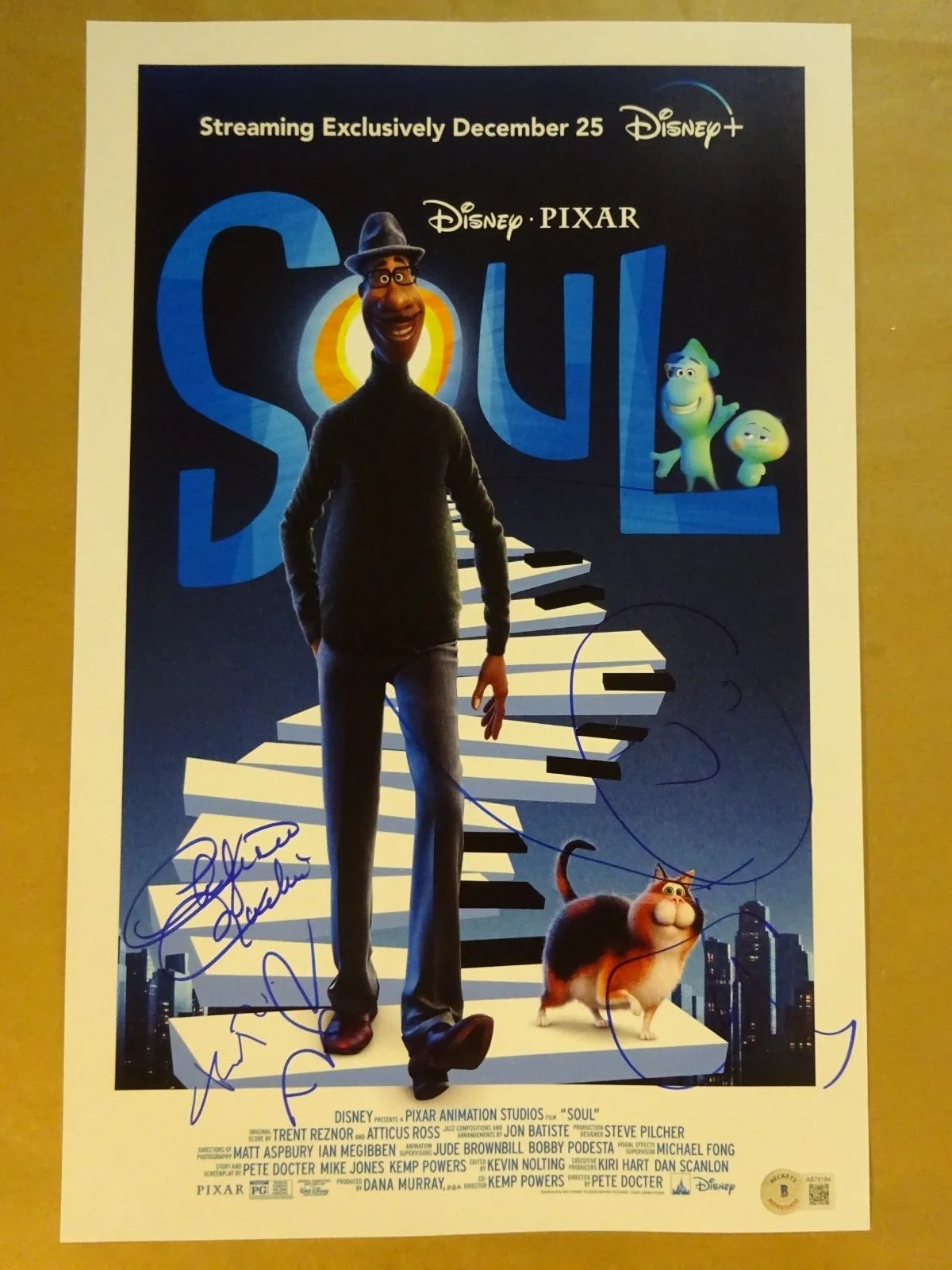 Donnell Rawlings, Phylicia Rashad, Questlove — Signed Disney Soul 11x17 Photo Autographed by 3 Beckett COA LOA Questlove ++, изображение 2
