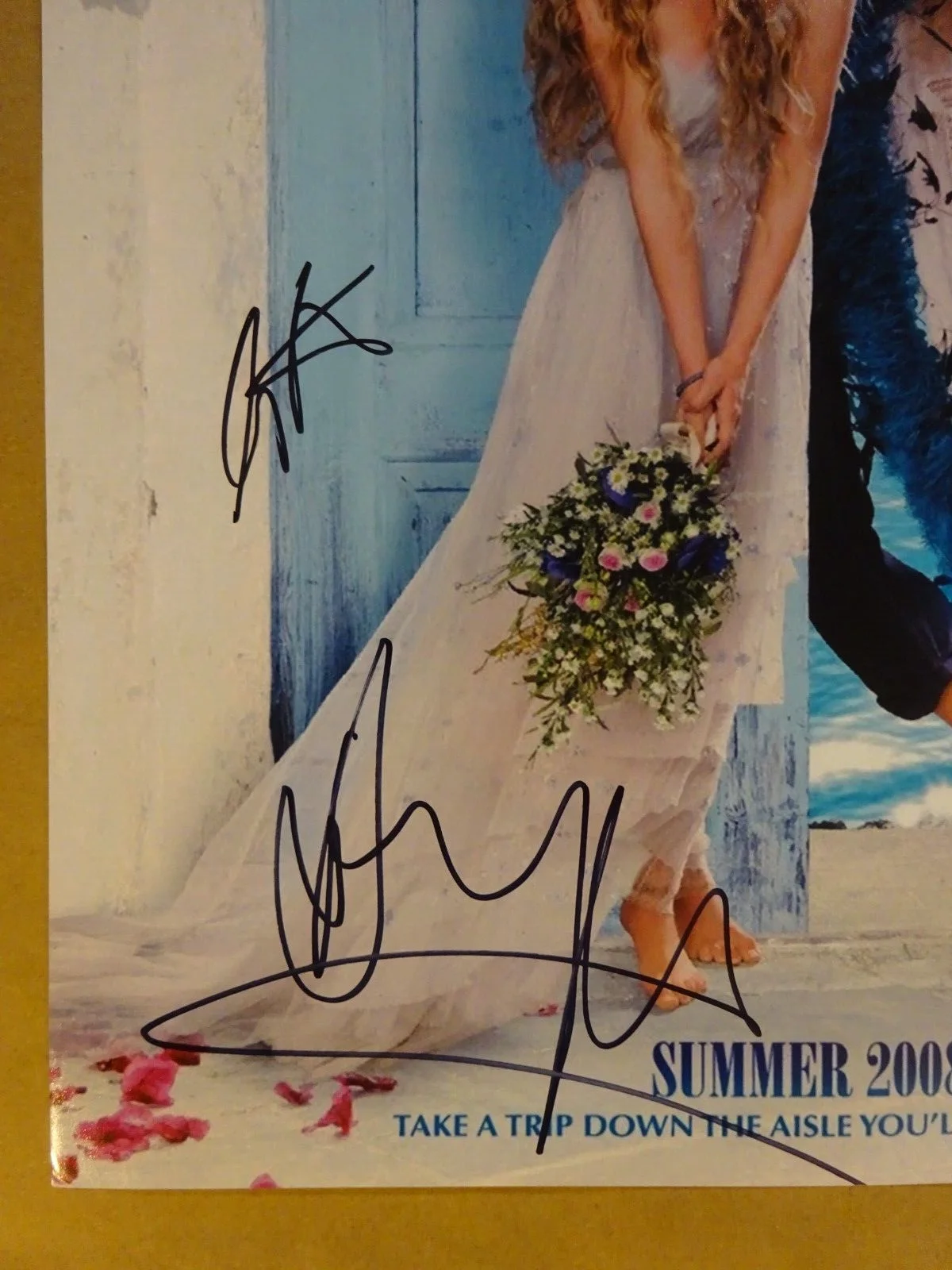 Dominic Cooper, Colin Firth — Mamma Mia The Movie 12"X18" Photo Signed By Dominic Cooper Colin Firth BAS COA, изображение 4